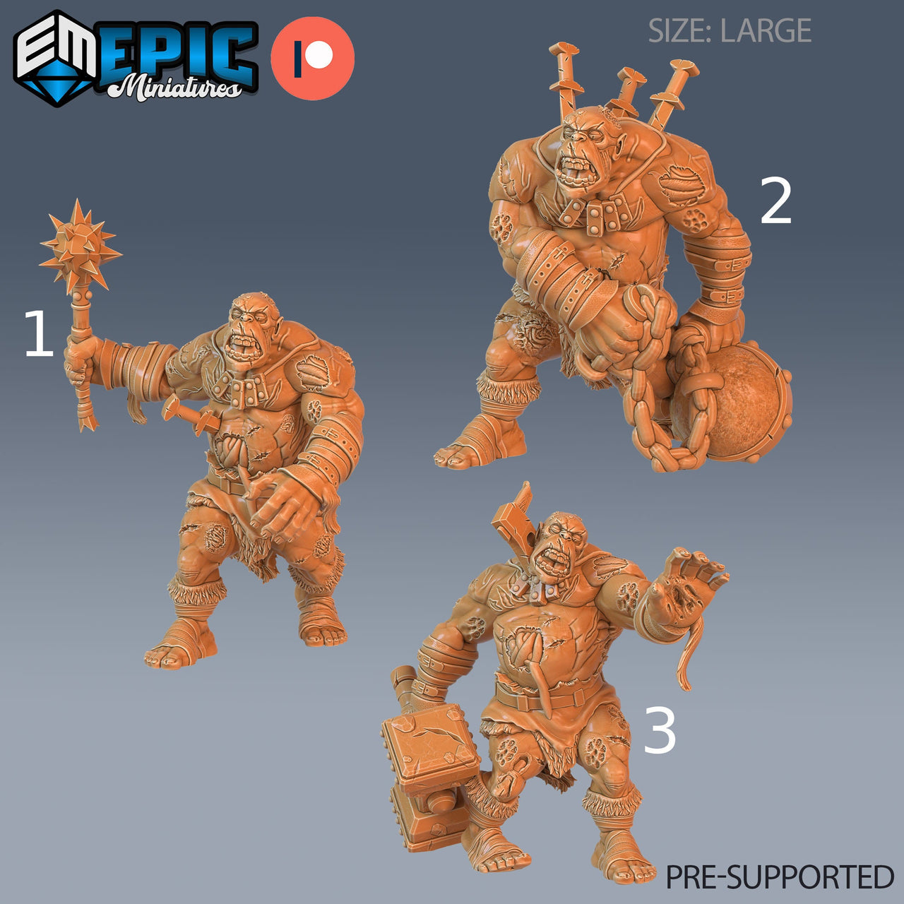 Ogre Zombie - Epic Miniatures