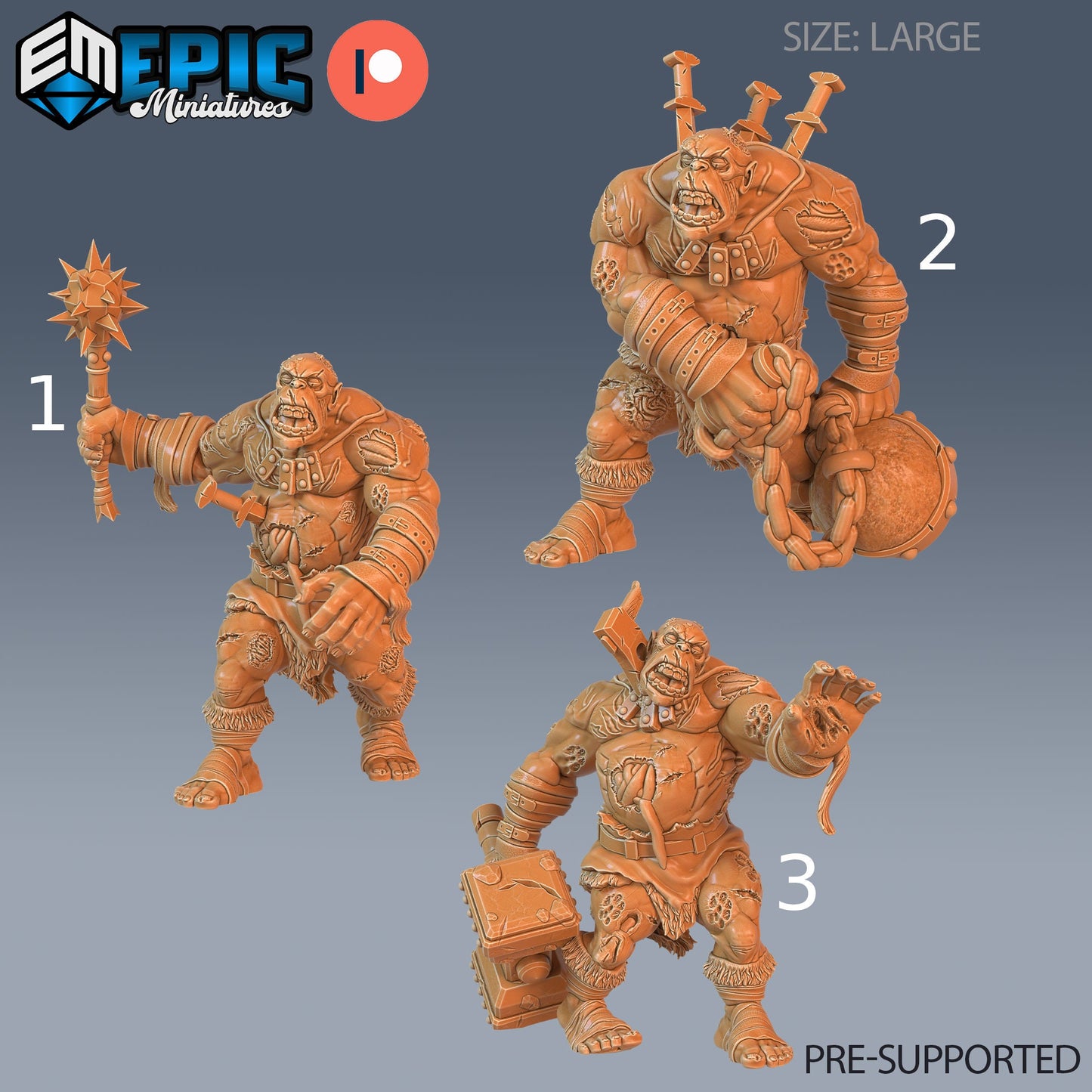 Ogre Zombie - Epic Miniatures 