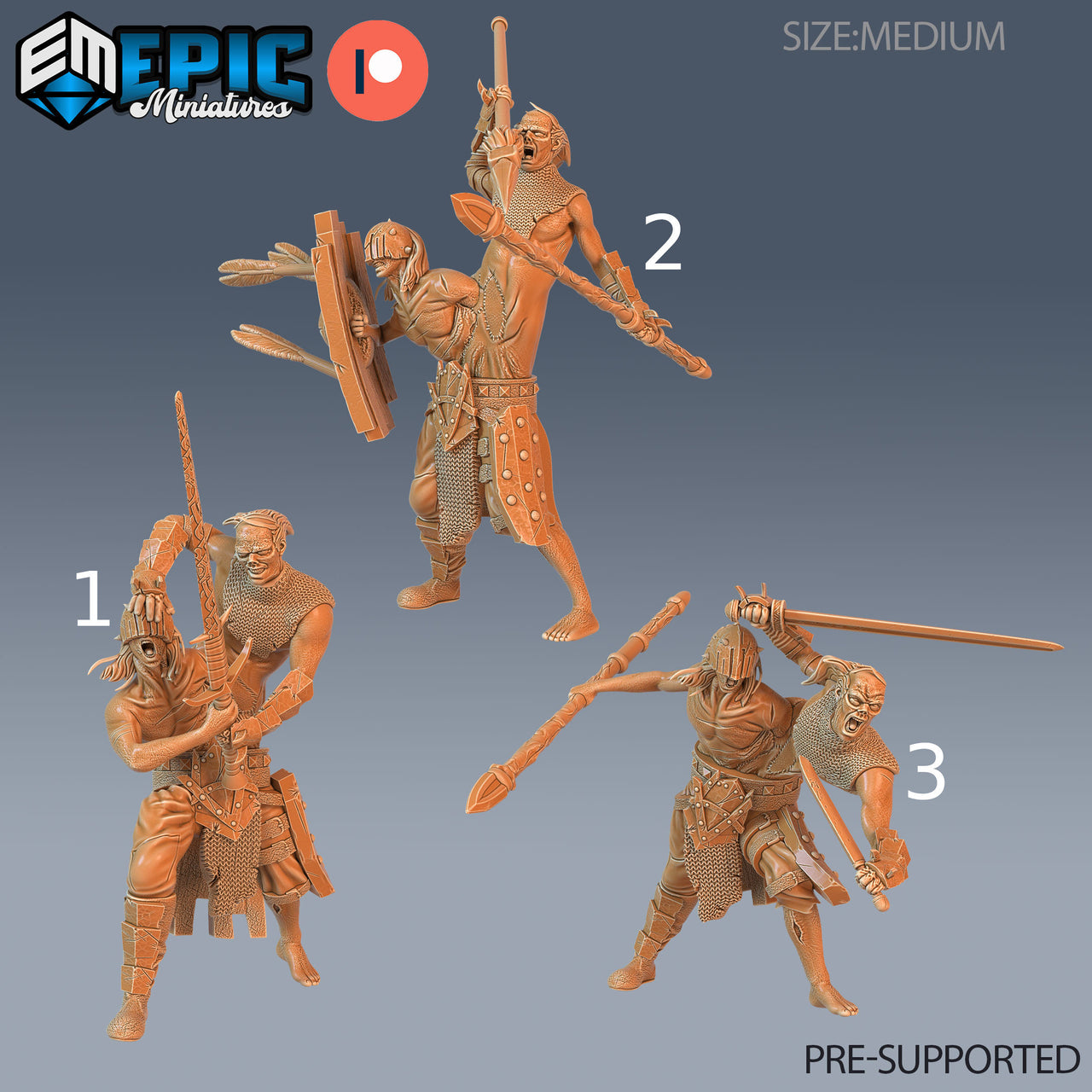 Siamese Zombie - Epic Miniatures