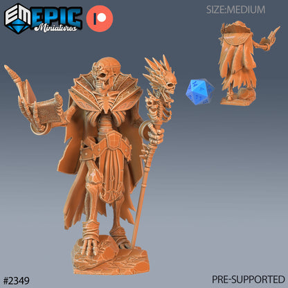 Skeleton Orc Warlock - Epic Miniatures 