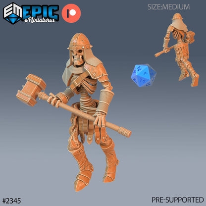 Skeleton Orc Warrior - Epic Miniatures 