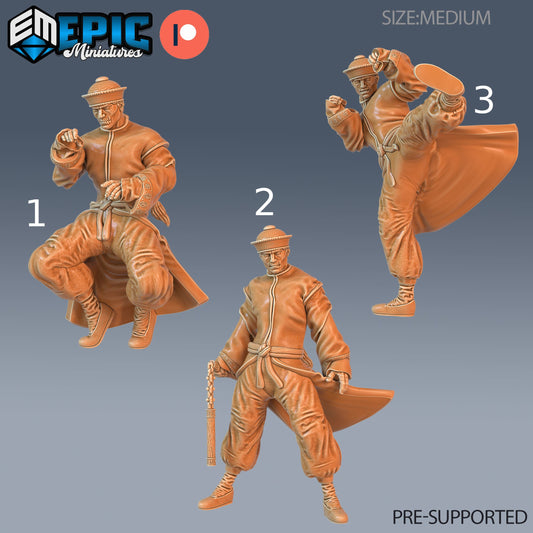 Zombie Kung Fu Monk - Epic Miniatures 
