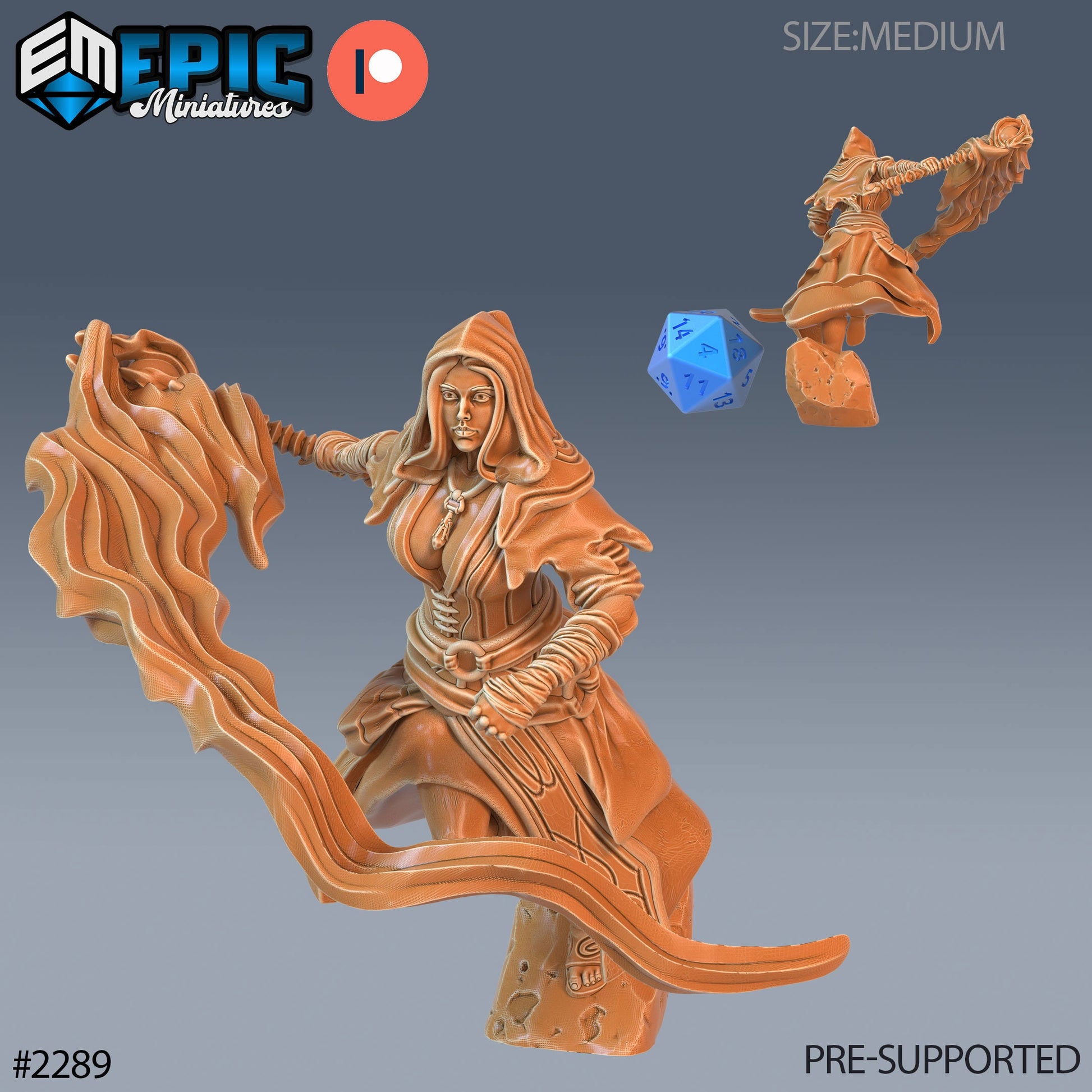 Arcane Sorceress - Epic Miniatures 