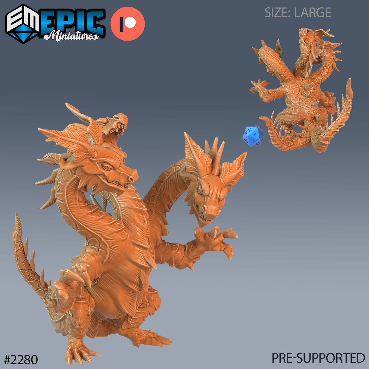 Dungeon Hydra - Epic Miniatures 