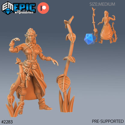 Elven Earth Druid - Epic Miniatures 