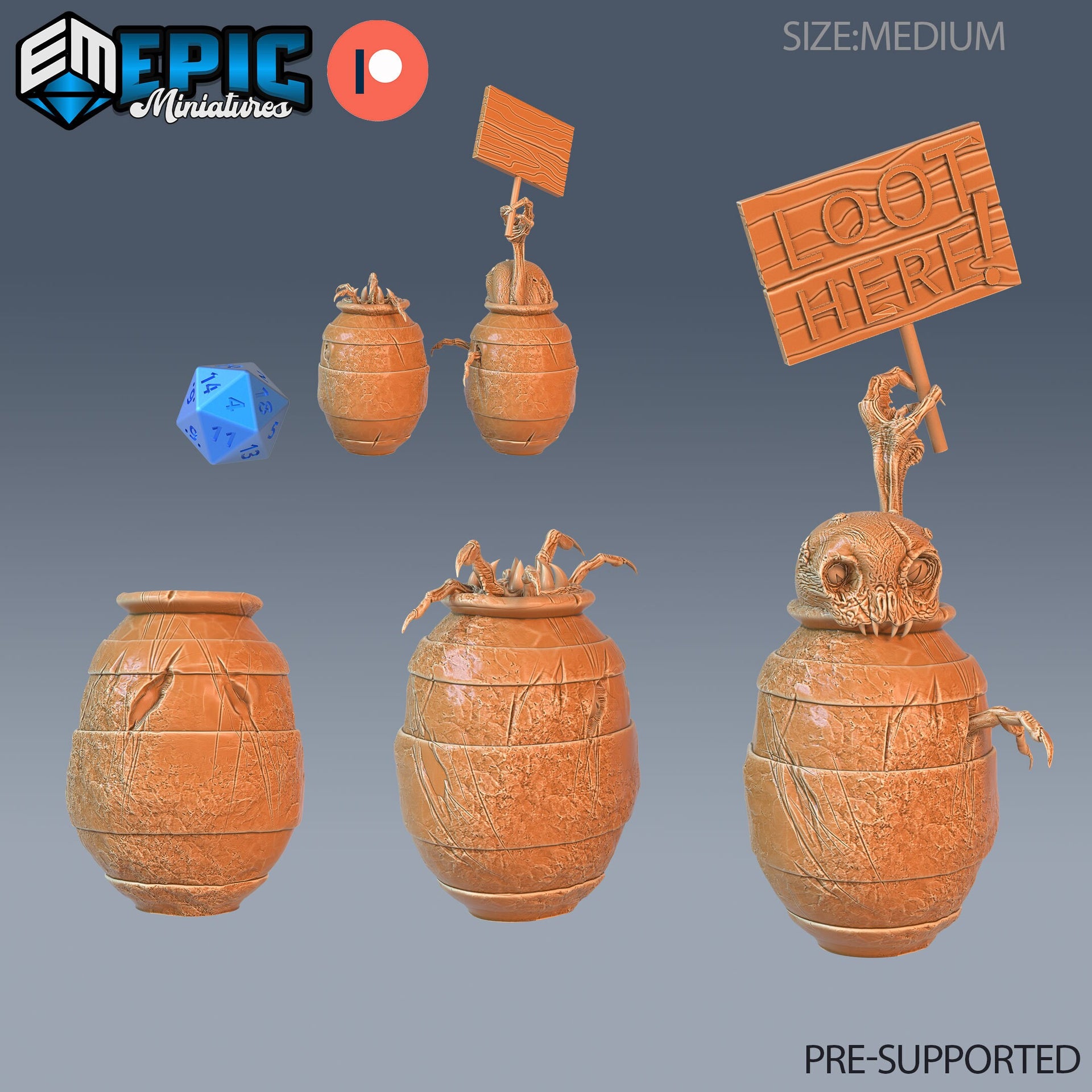 Mimic Vase - Epic Miniatures 