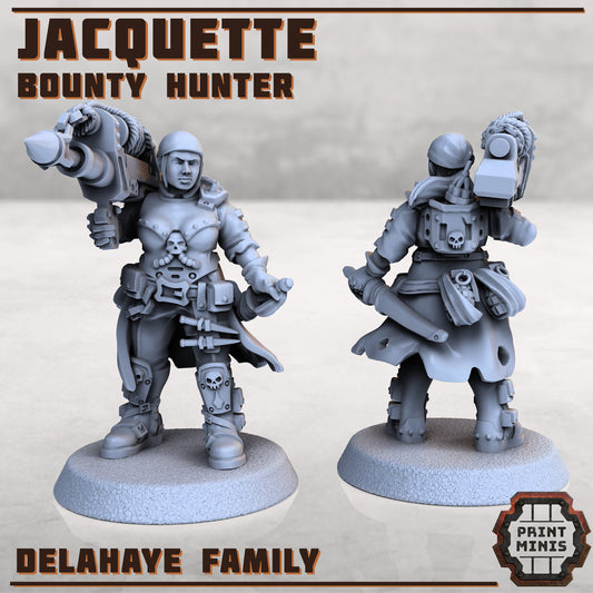 Jacquette, Bounty Hunter - Print Minis 