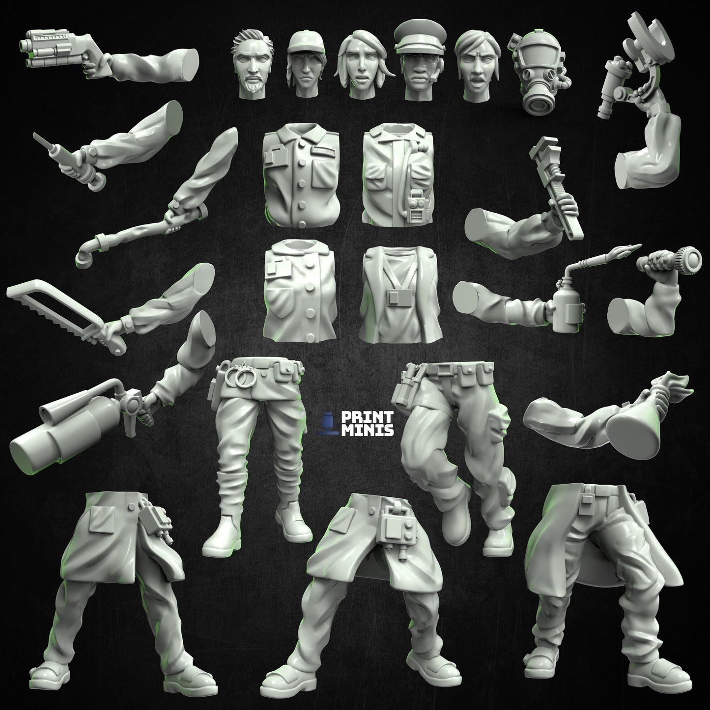 Lab Survivors - Print Minis 