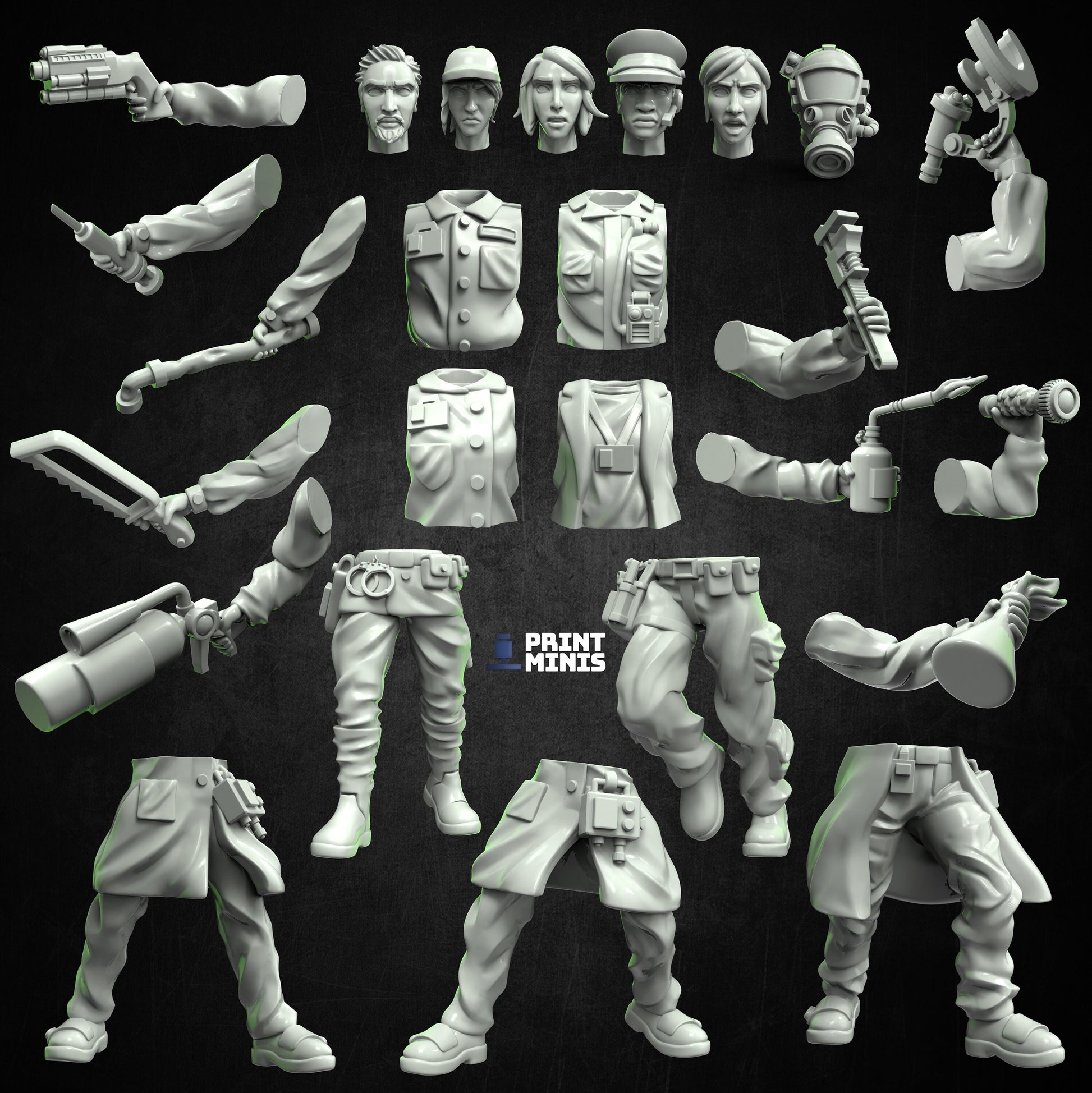 Lab Survivors - Print Minis 