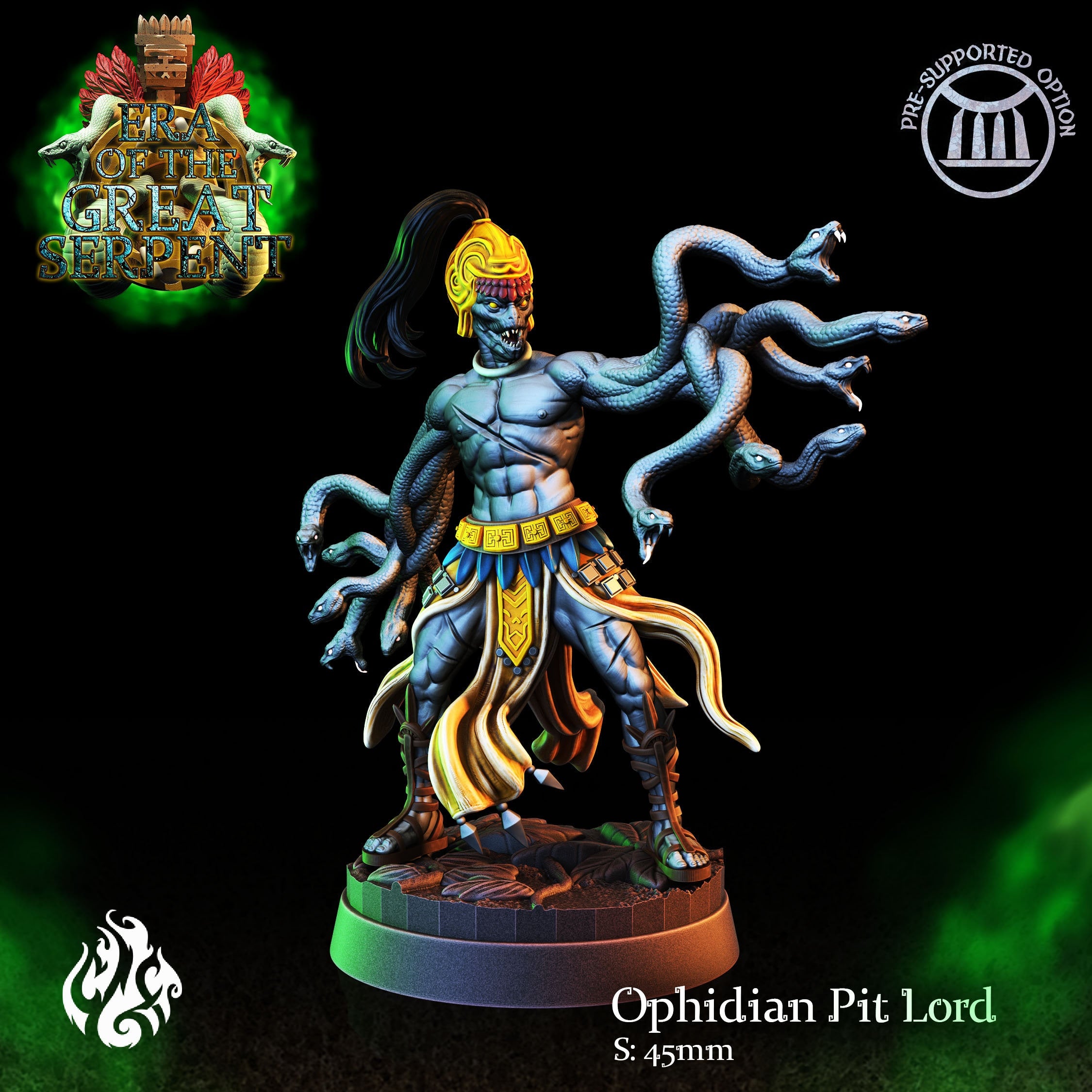 Serpent God - hotsell Crippled God Foundry - Era of the Great Serpent | D&D | 32mm | Aztec | quetzalcoatl