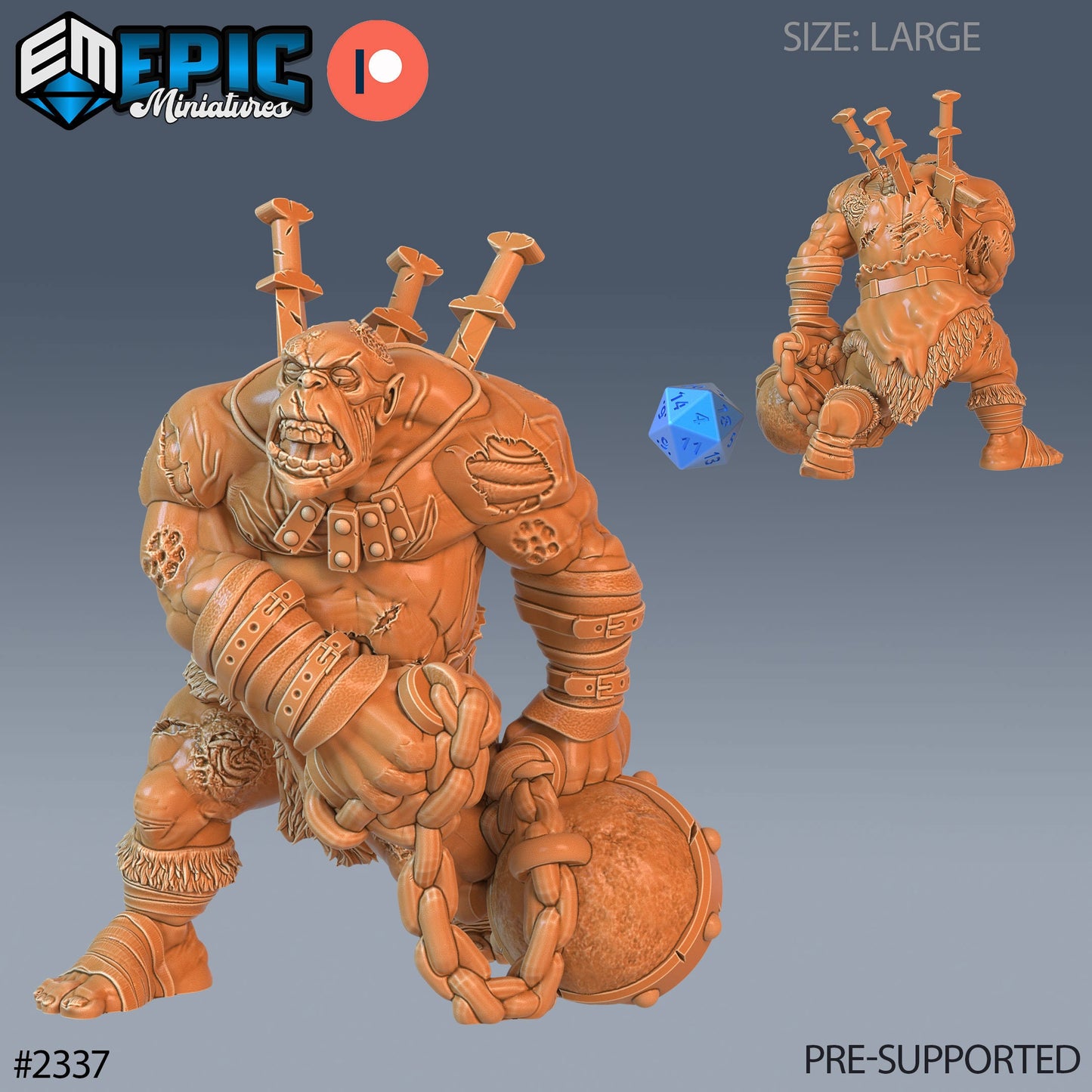 Ogre Zombie - Epic Miniatures 