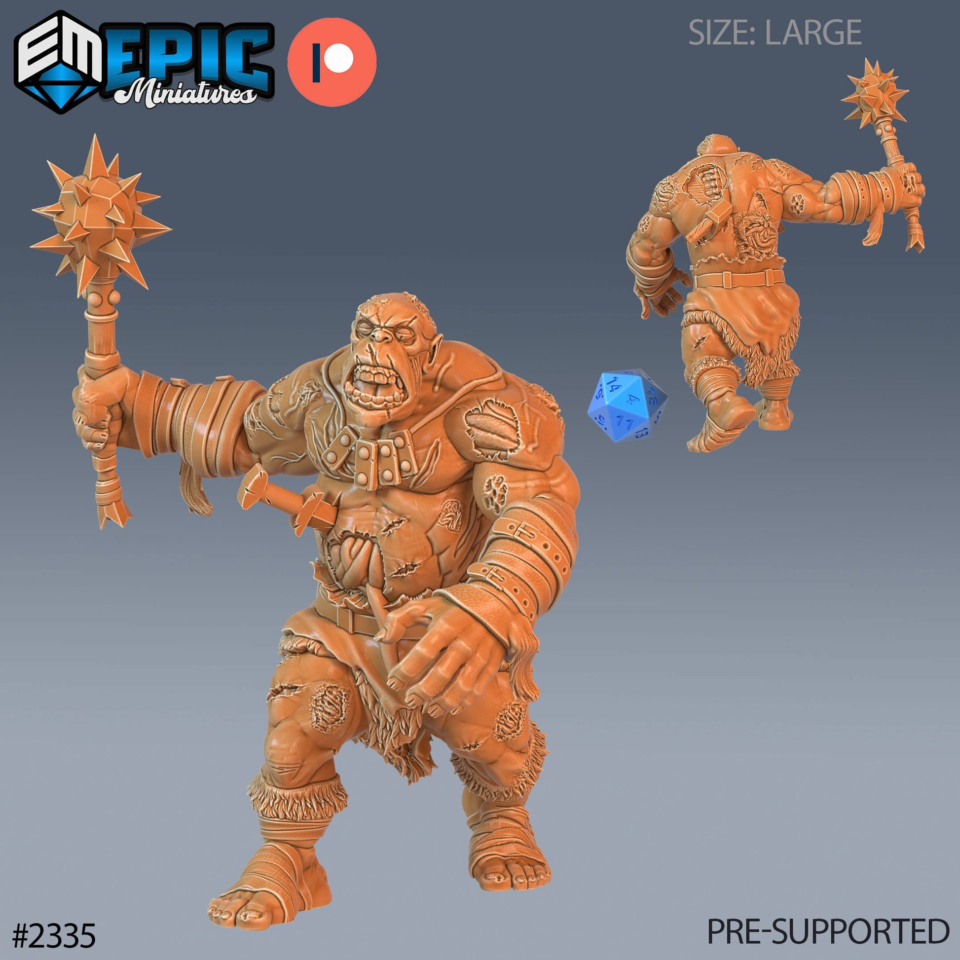 Ogre Zombie - Epic Miniatures 