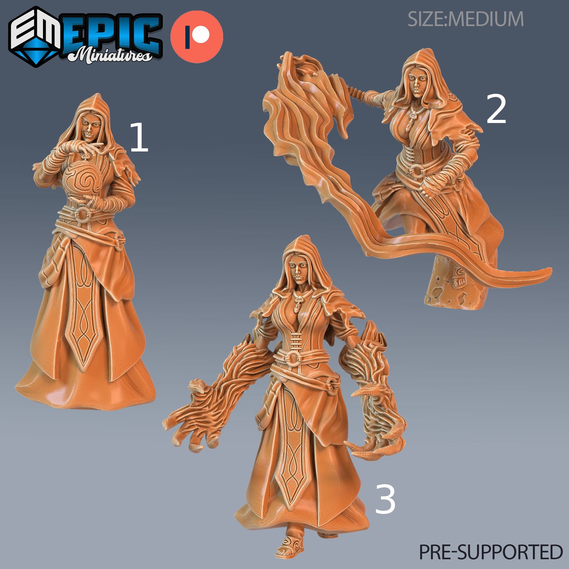 Arcane Sorceress - Epic Miniatures 