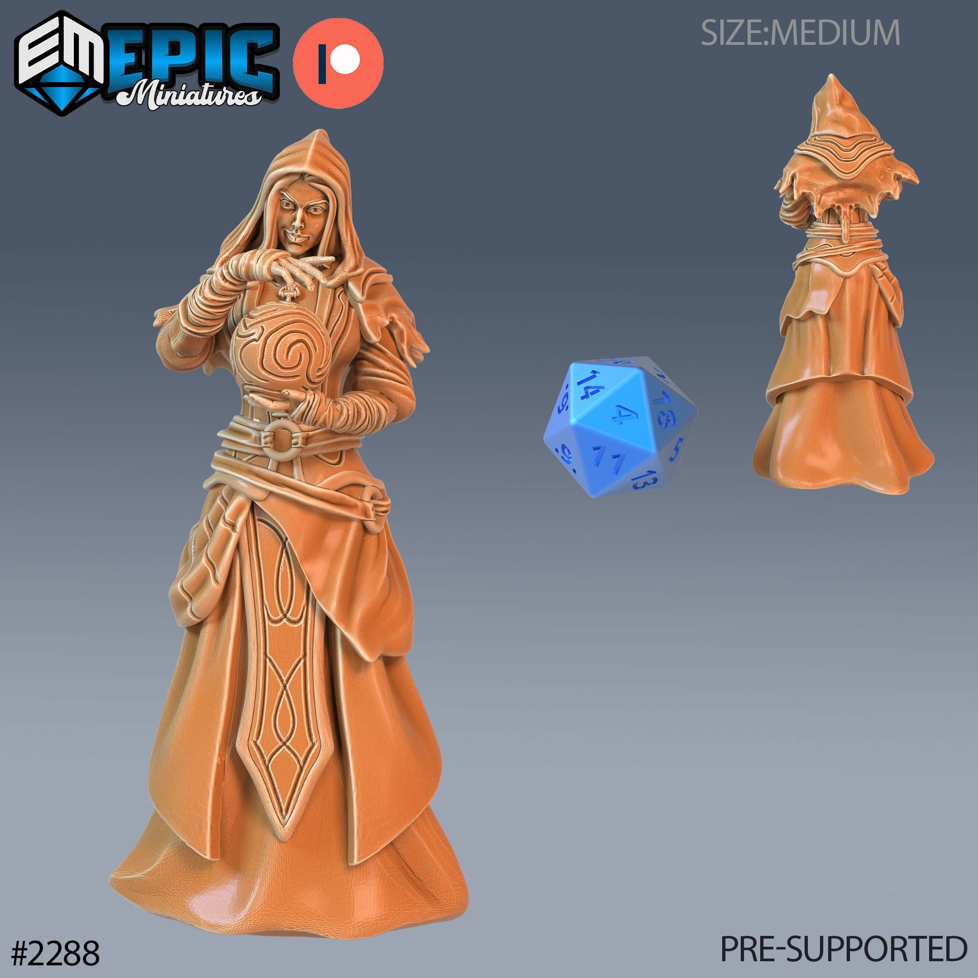 Arcane Sorceress - Epic Miniatures 