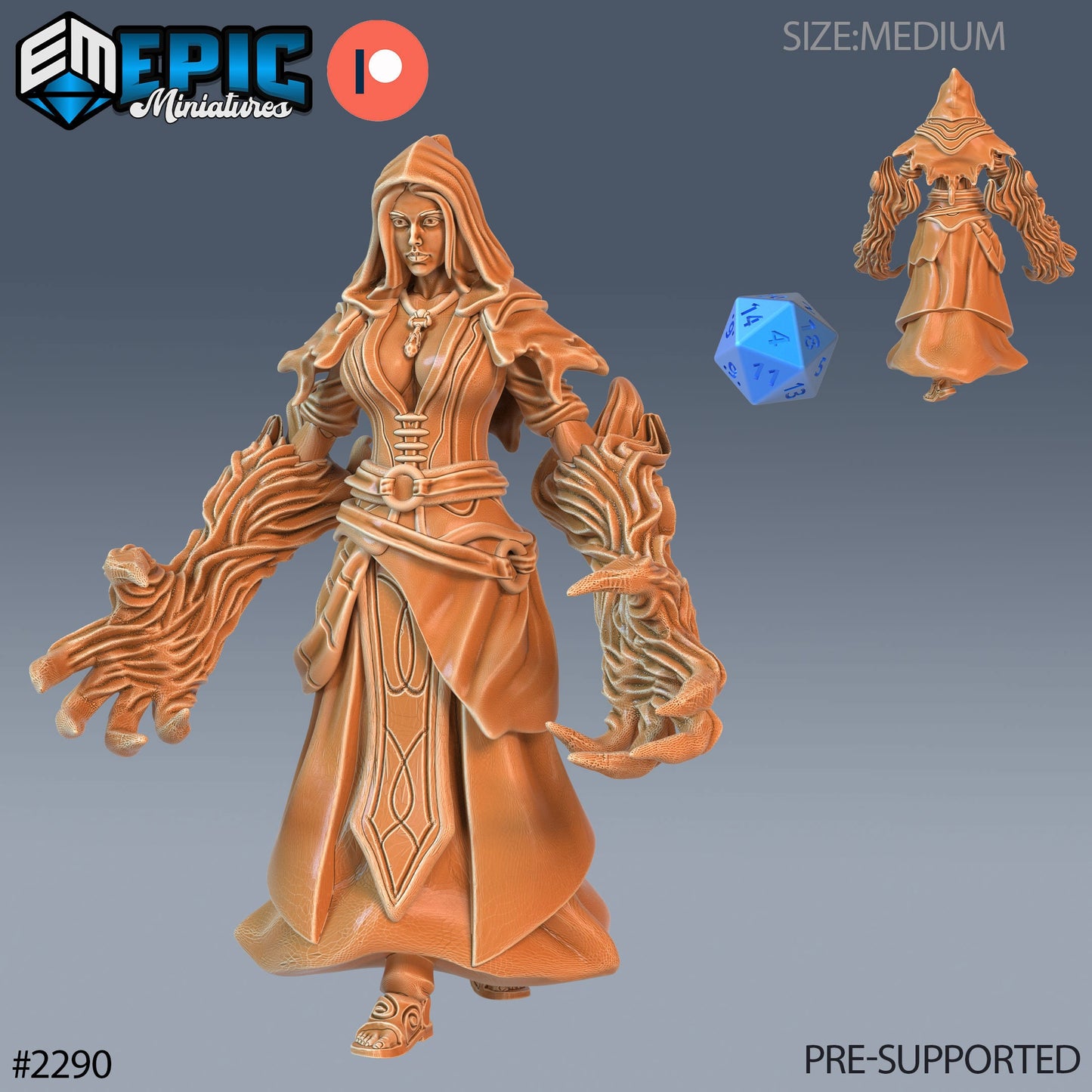 Arcane Sorceress - Epic Miniatures 