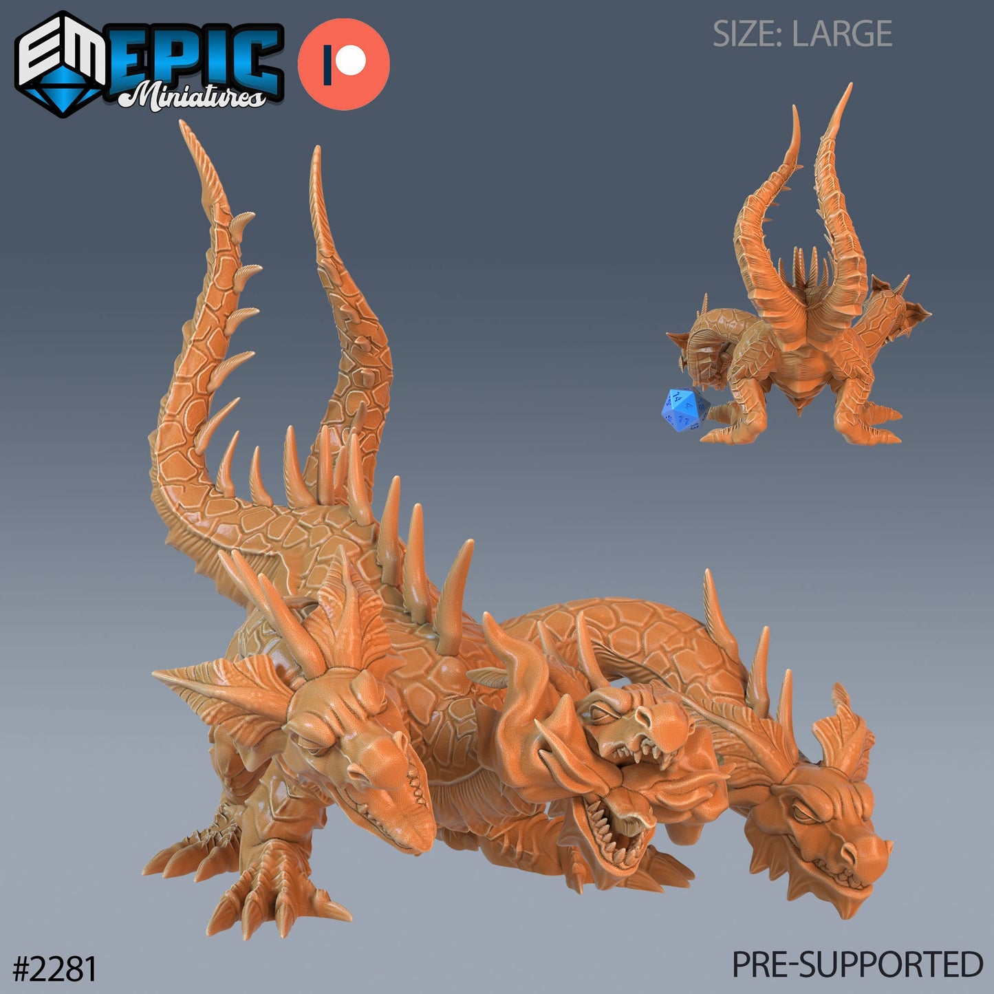 Dungeon Hydra - Epic Miniatures 