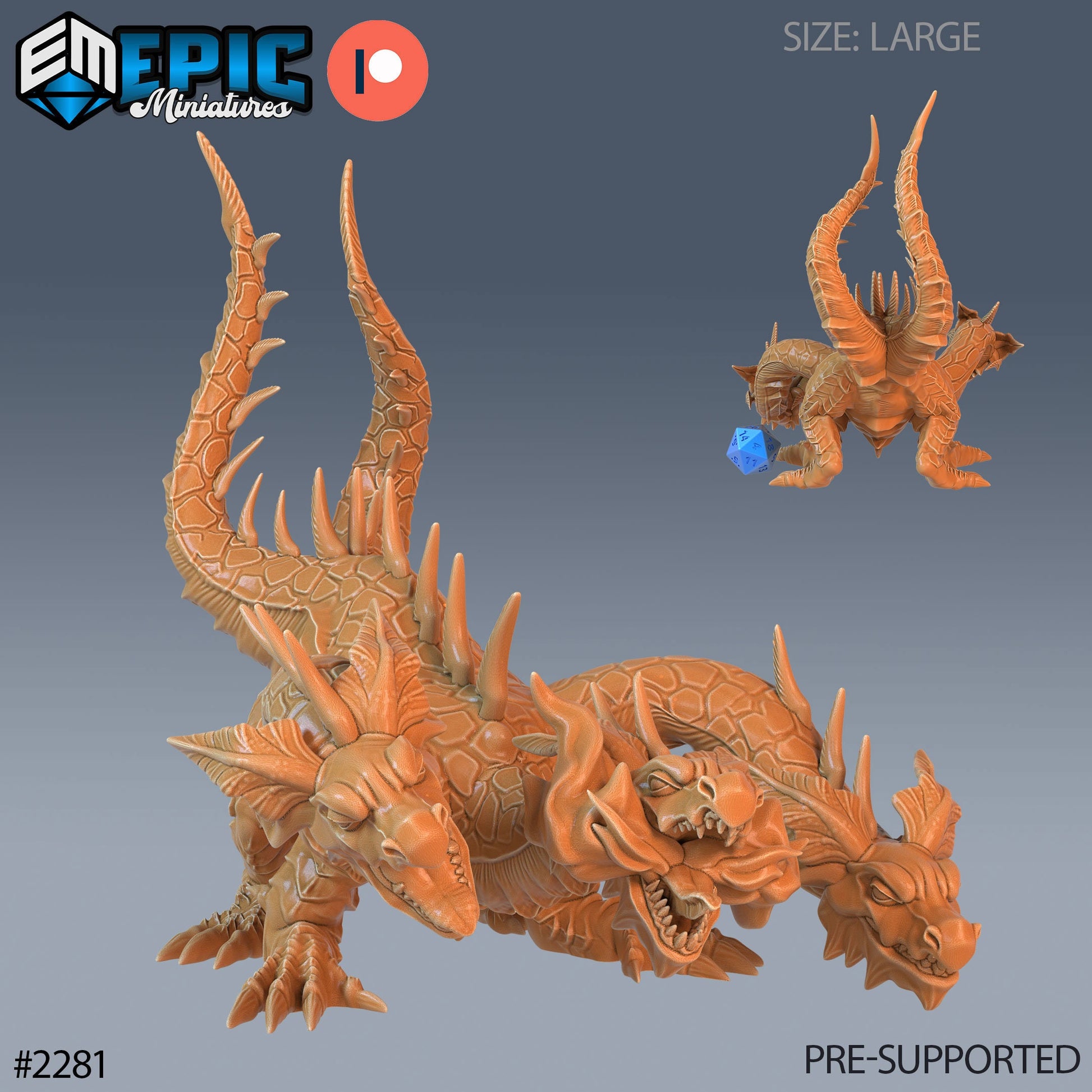 Dungeon Hydra - Epic Miniatures 