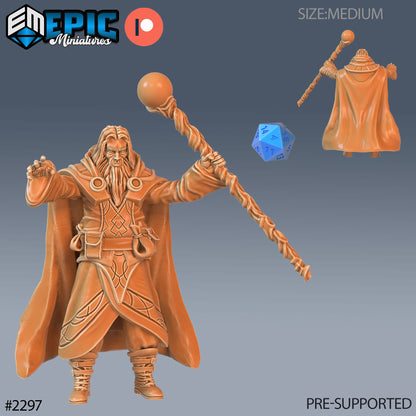 Wizard Adventurer - Epic Miniatures 