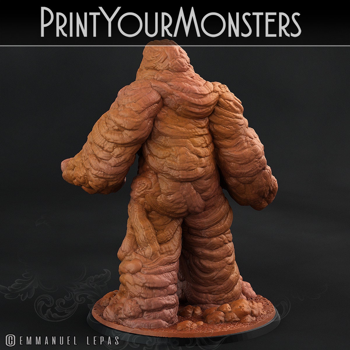 Clay Golem - Print Your Monsters 