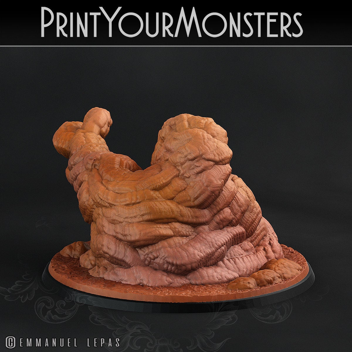Clay Golem - Print Your Monsters 