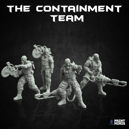 Containment Team- Print Minis 
