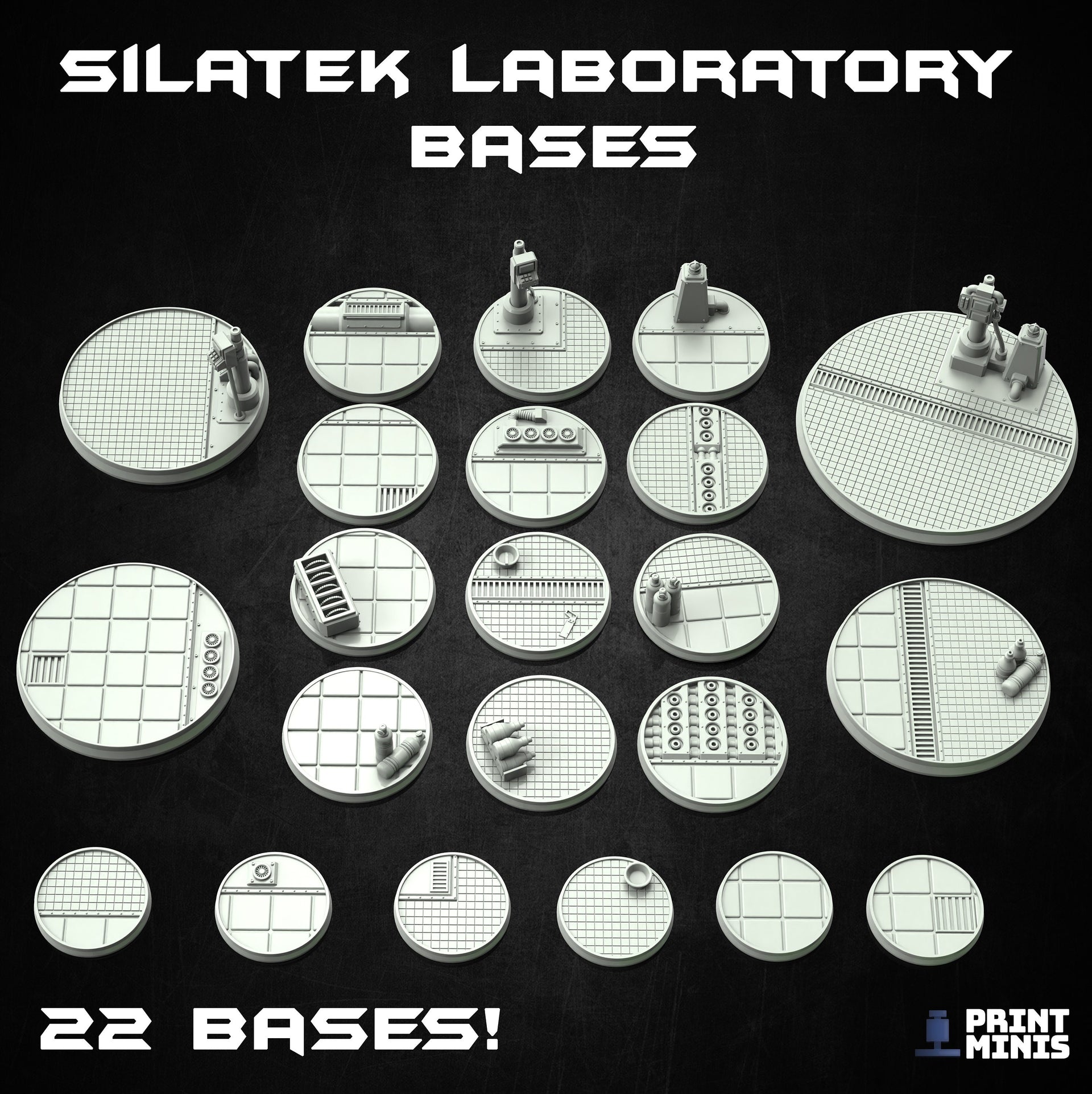 Silatek Laboratory Bases - Print Minis 