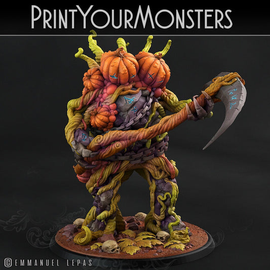 Conjoined Twin Giant Pumpkin - Print Your Monsters 