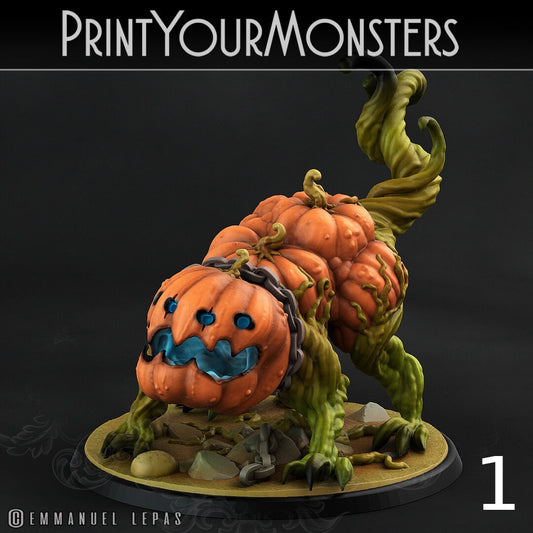 Dangerous Pumpkin Dog - Print Your Monsters 