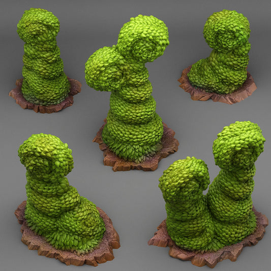 Mystic Hedge Scatter Terrain - Fantastic Plants and Rocks 