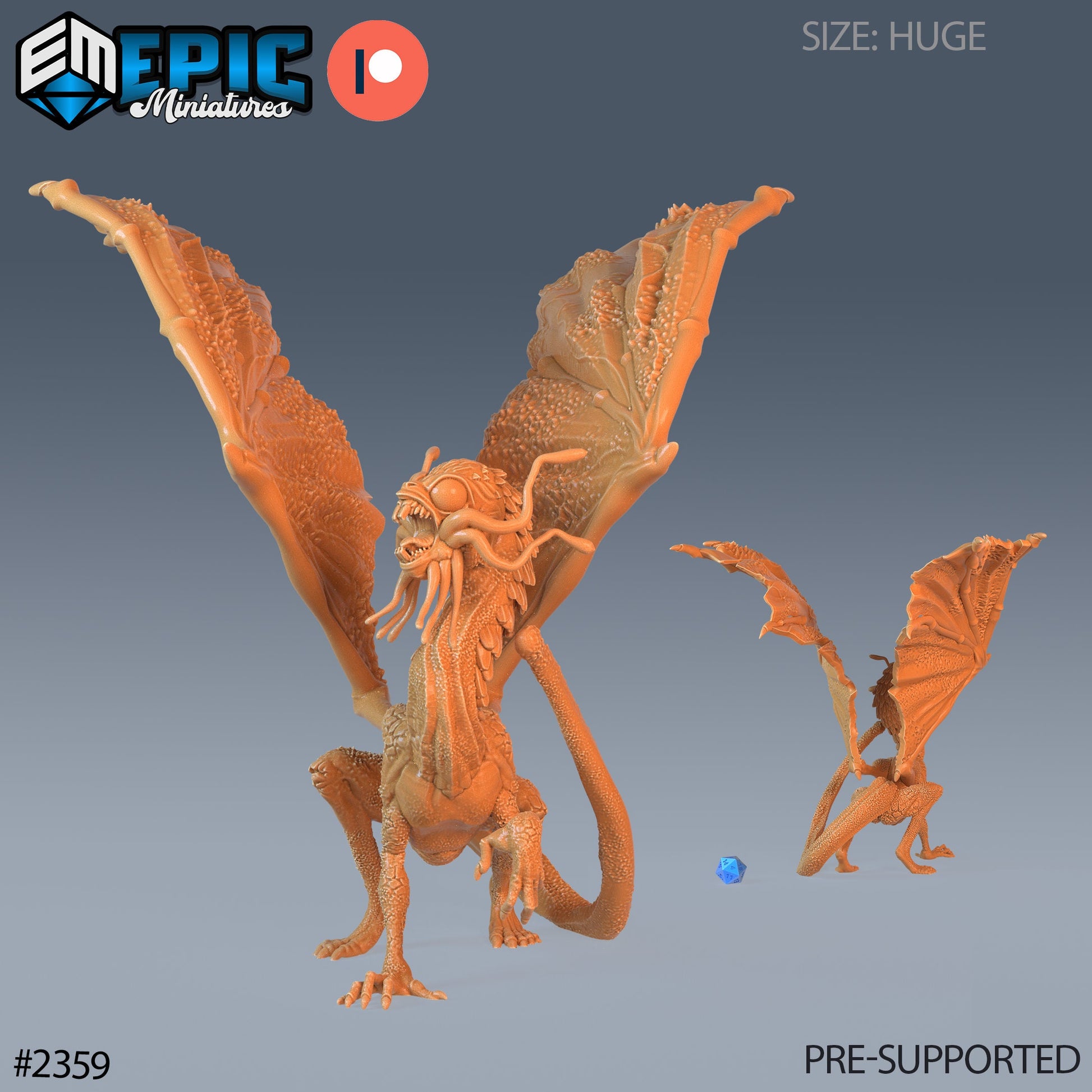 Jabberwock Dragon - Epic Miniatures 