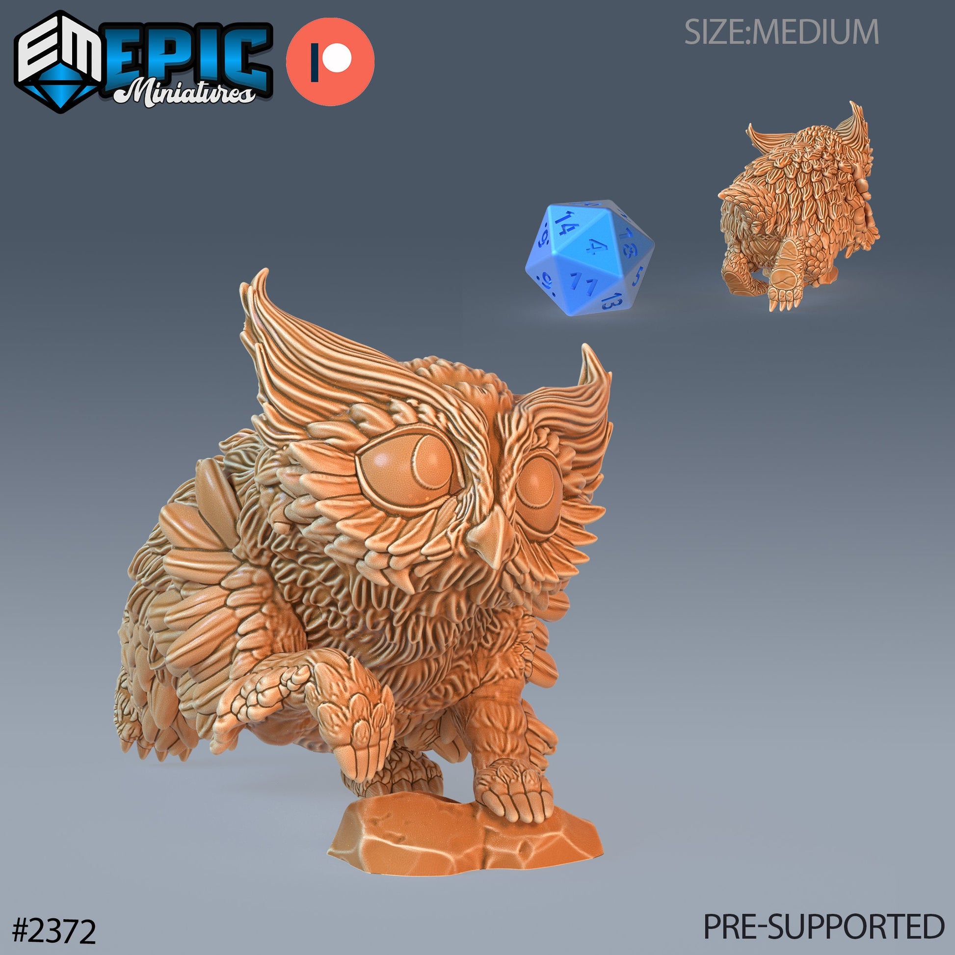 Owlbear Baby - Epic Miniatures 