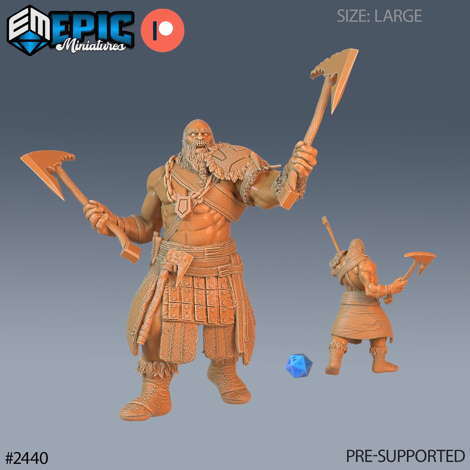 Half Frost Giant- Epic Miniatures 