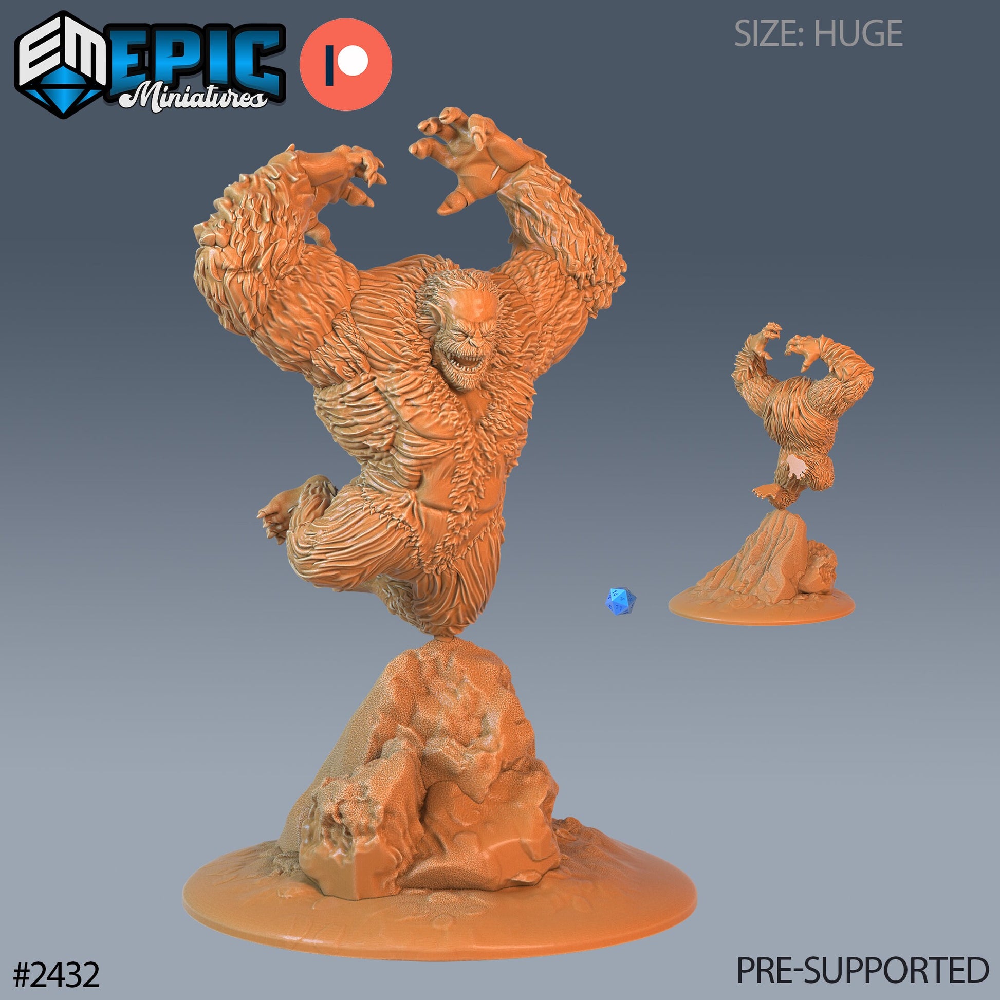 Yeti Abomination - Epic Miniatures 