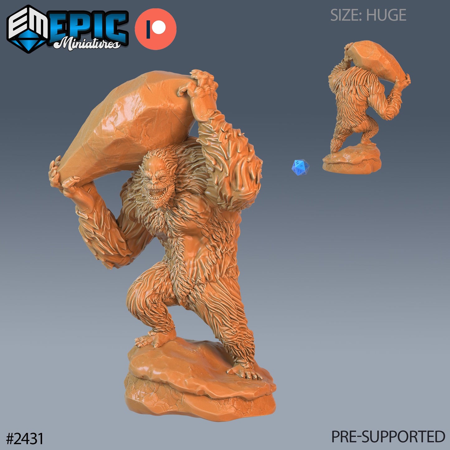 Yeti Abomination - Epic Miniatures 