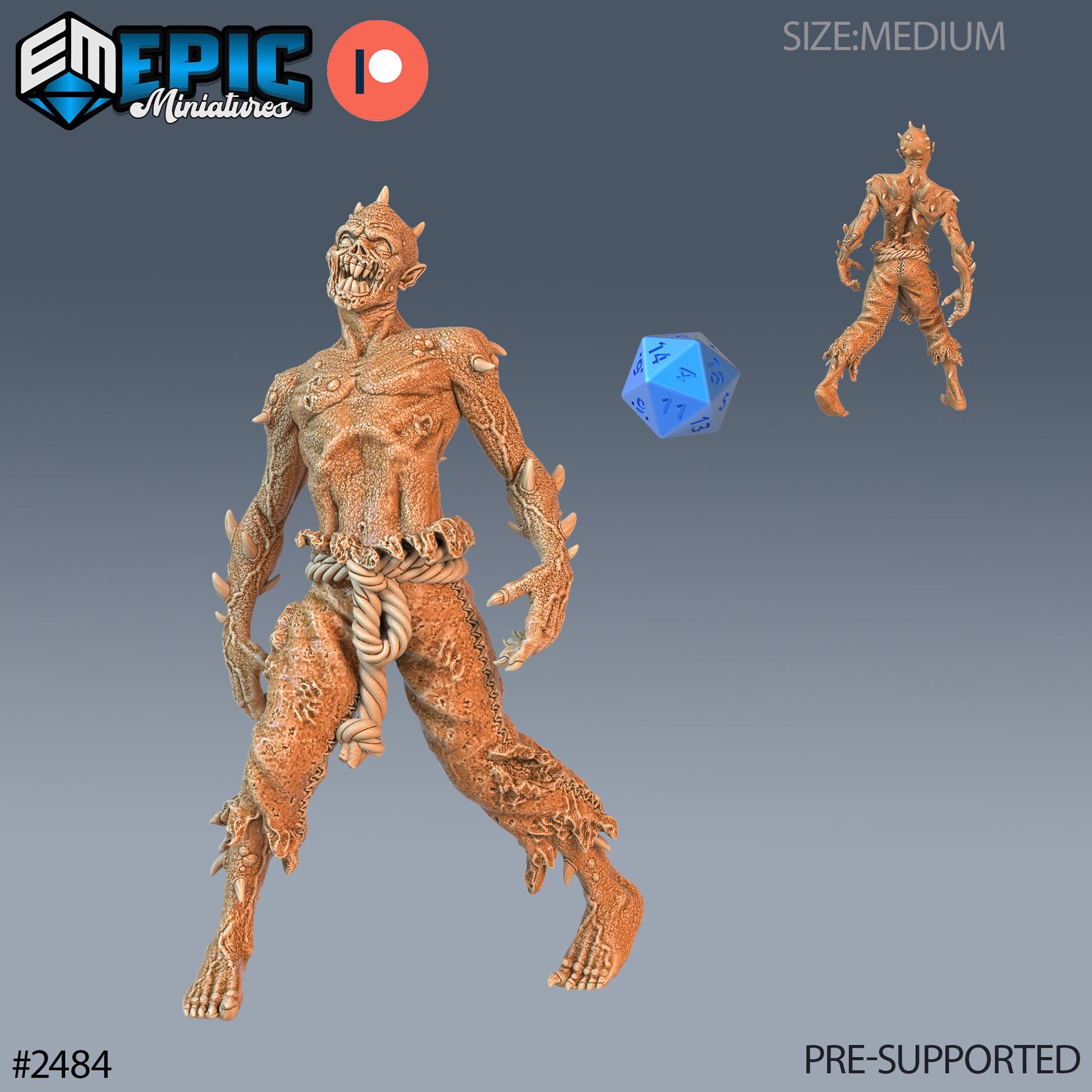 Thorn Zombie  - Epic Miniatures 