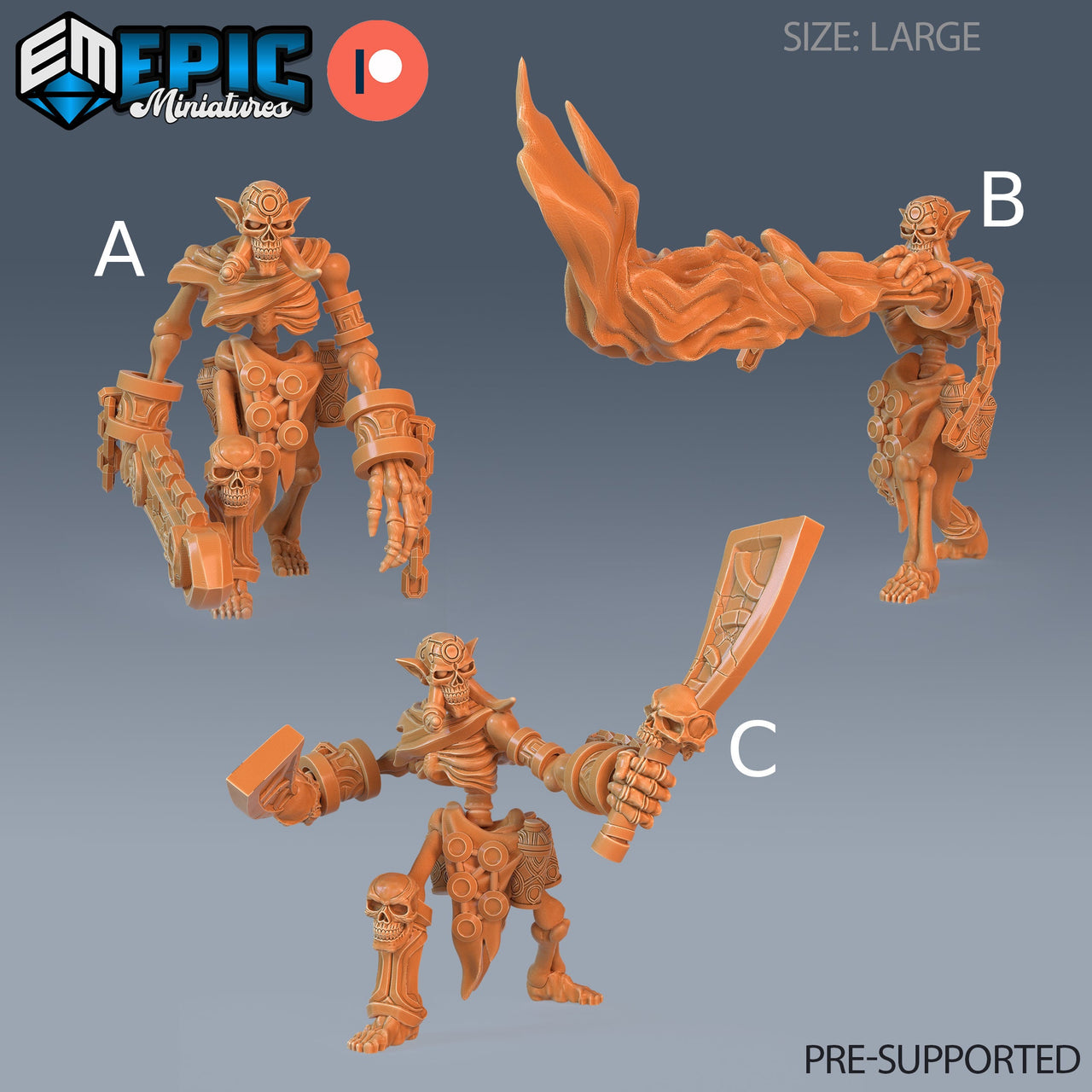 Troll Skeleton - Epic Miniatures