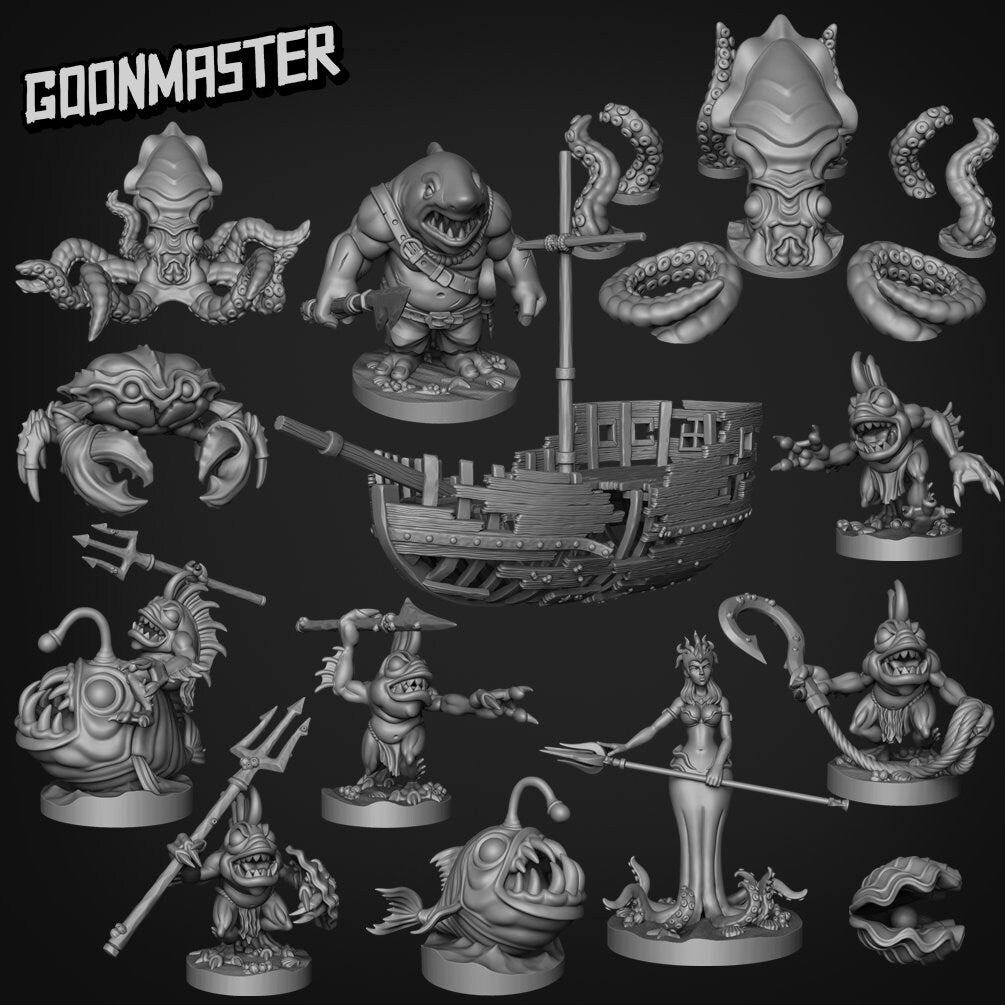 Deep Sea Fish Man - Goonmaster 