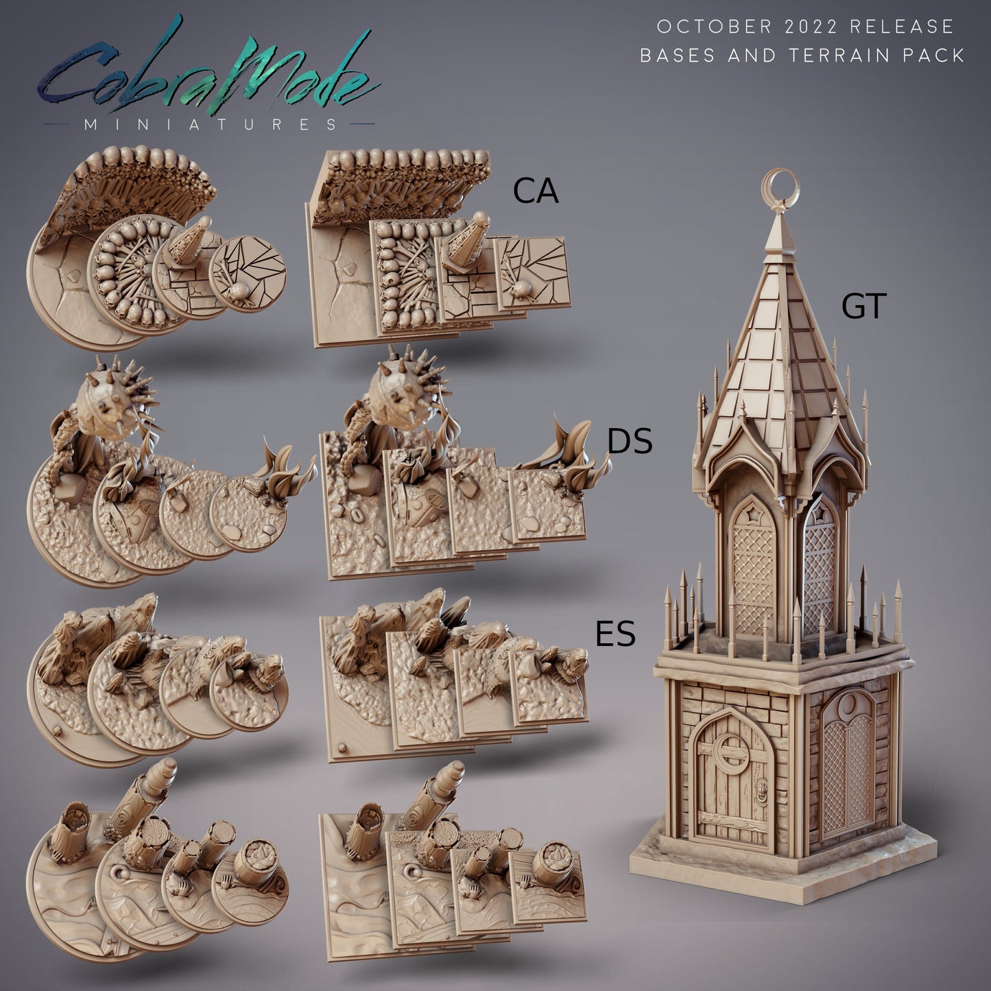 October Miniature Bases - CobraMode 