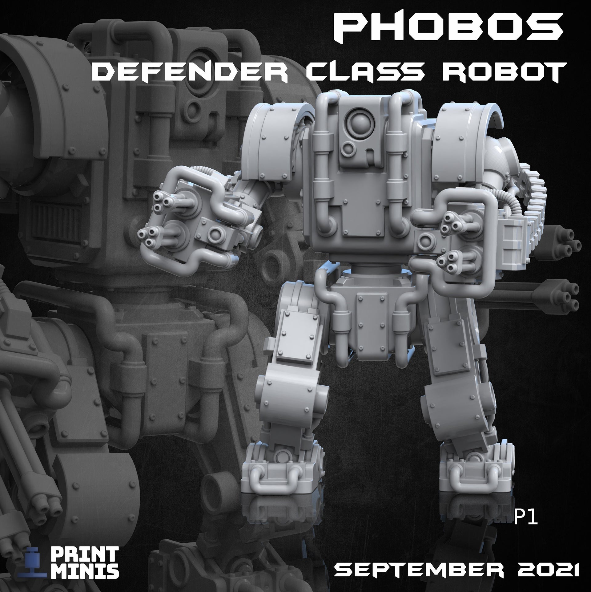 Defender Class Robot - Print Minis 