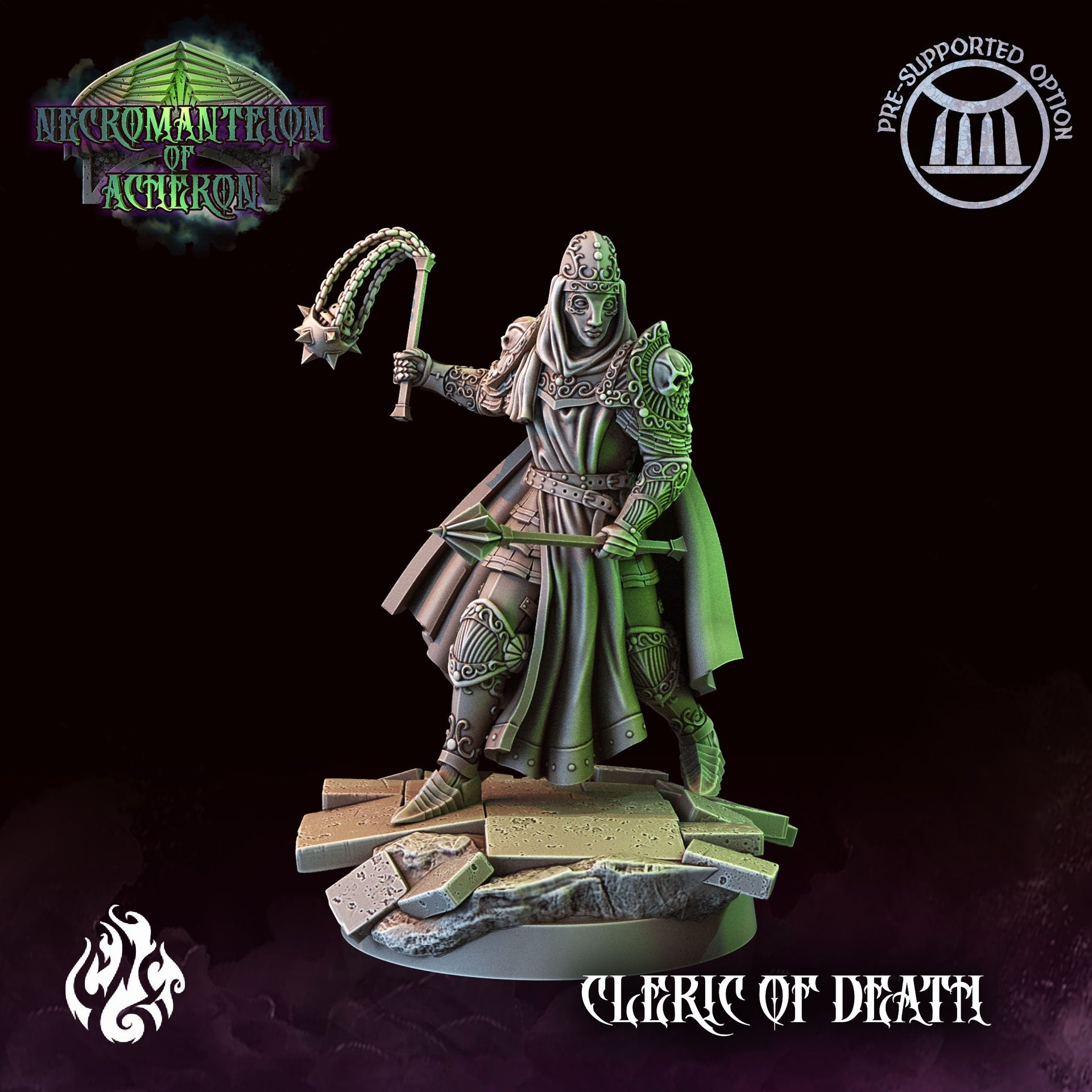 Cleric of Death - Crippled God Foundry - Necromanteion of Archeron 