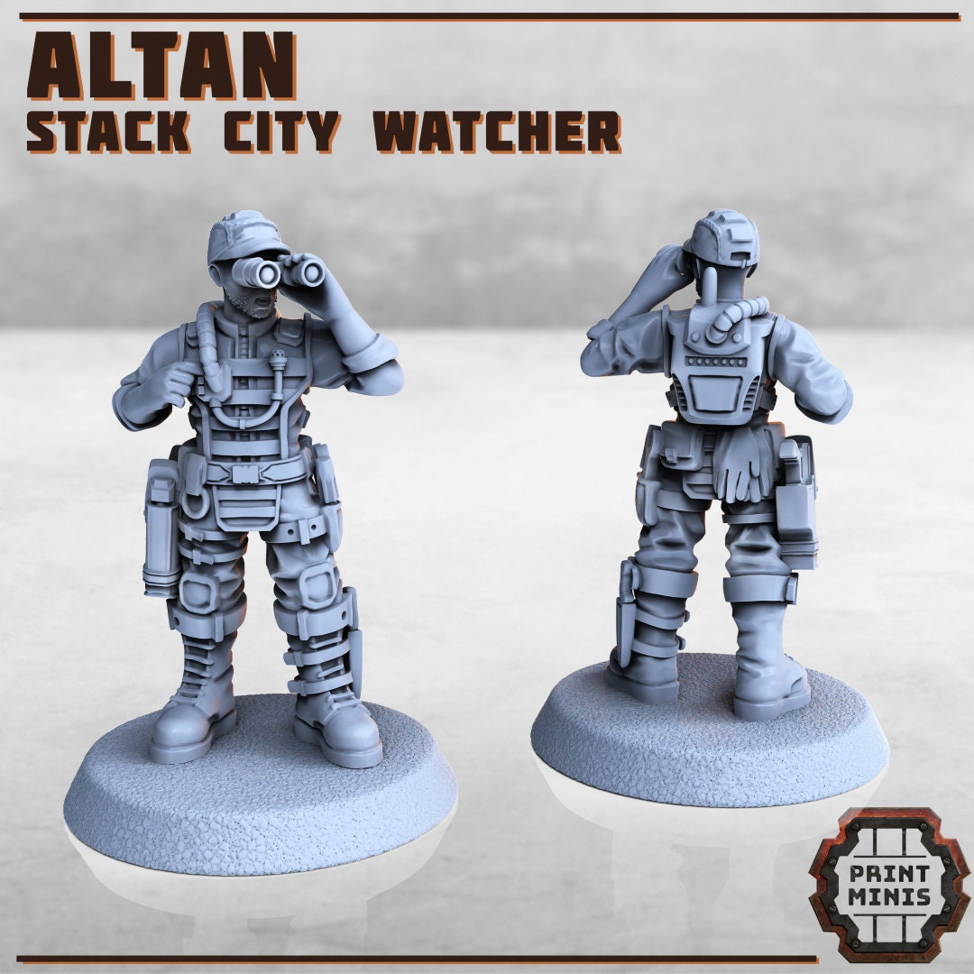 Altan, Stack City Watcher - Print Minis