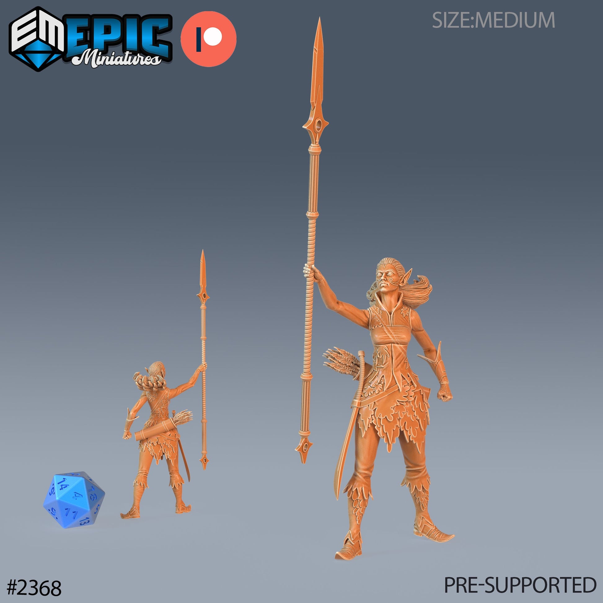 Fey Elf Aurumn - Epic Miniatures 