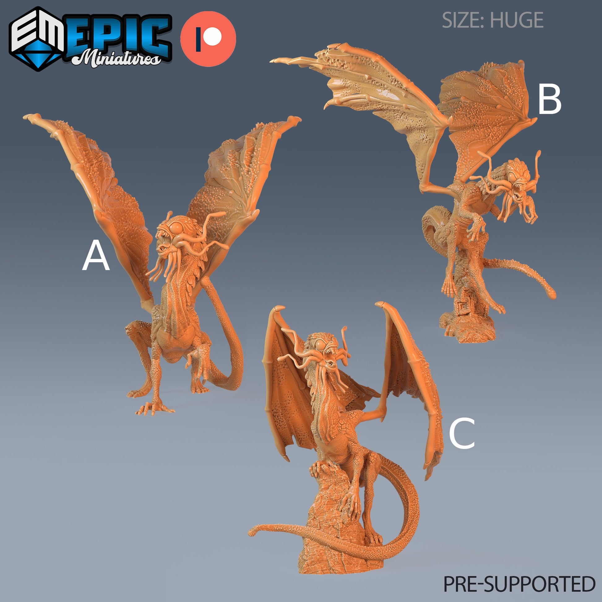 Jabberwock Dragon - Epic Miniatures 