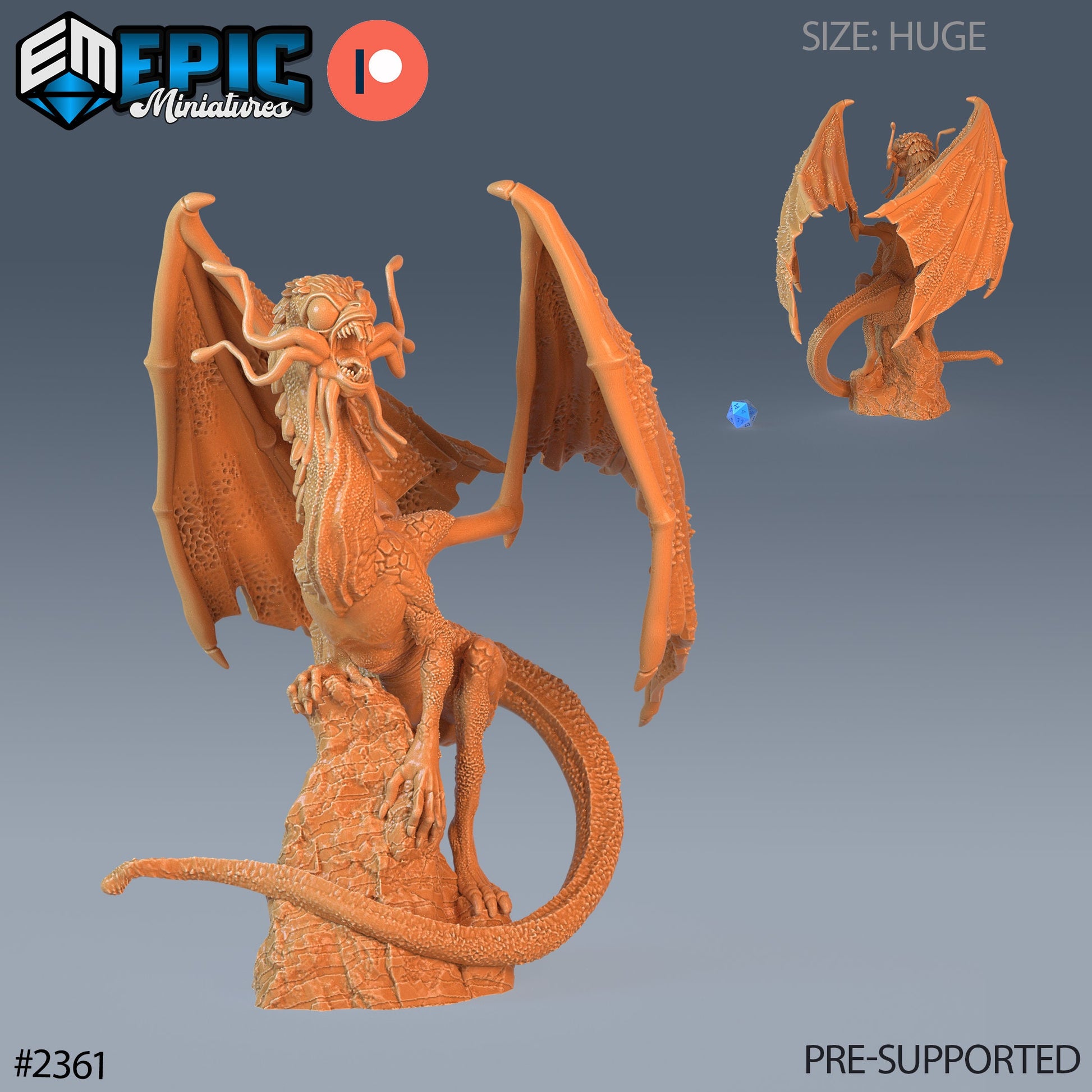 Jabberwock Dragon - Epic Miniatures 