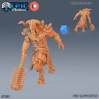 Minotaur Adventurer- Epic Miniatures 