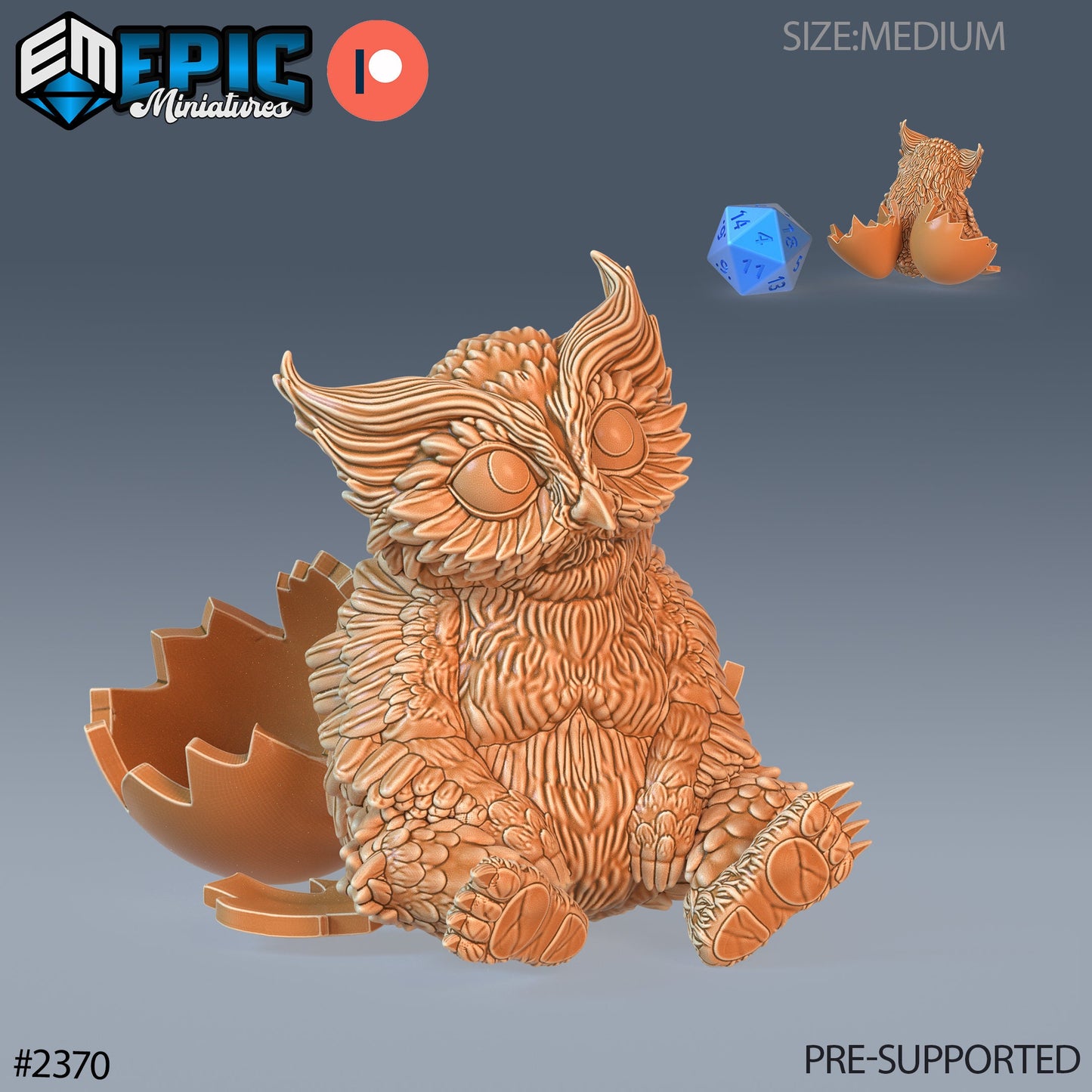 Owlbear Baby - Epic Miniatures 