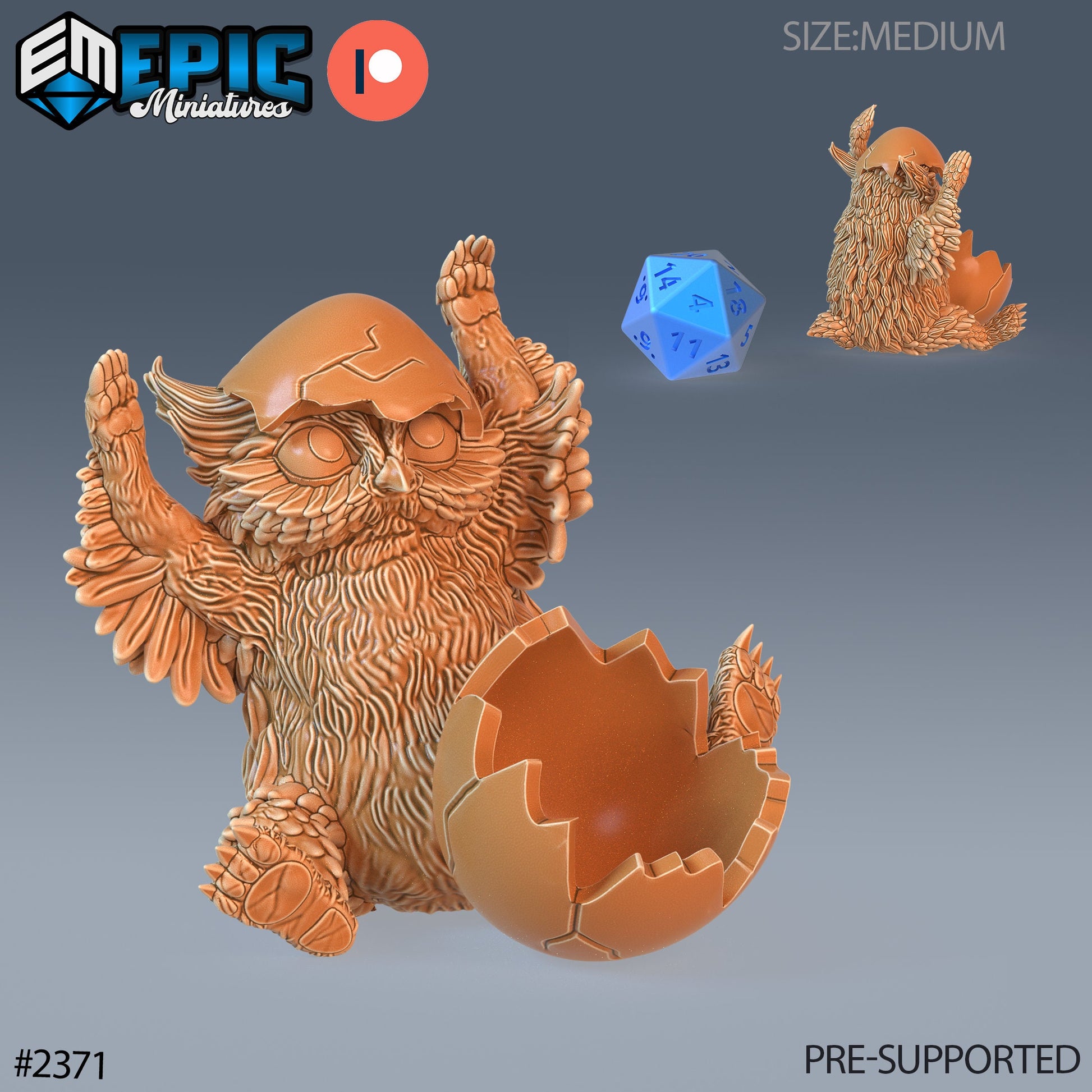 Owlbear Baby - Epic Miniatures 