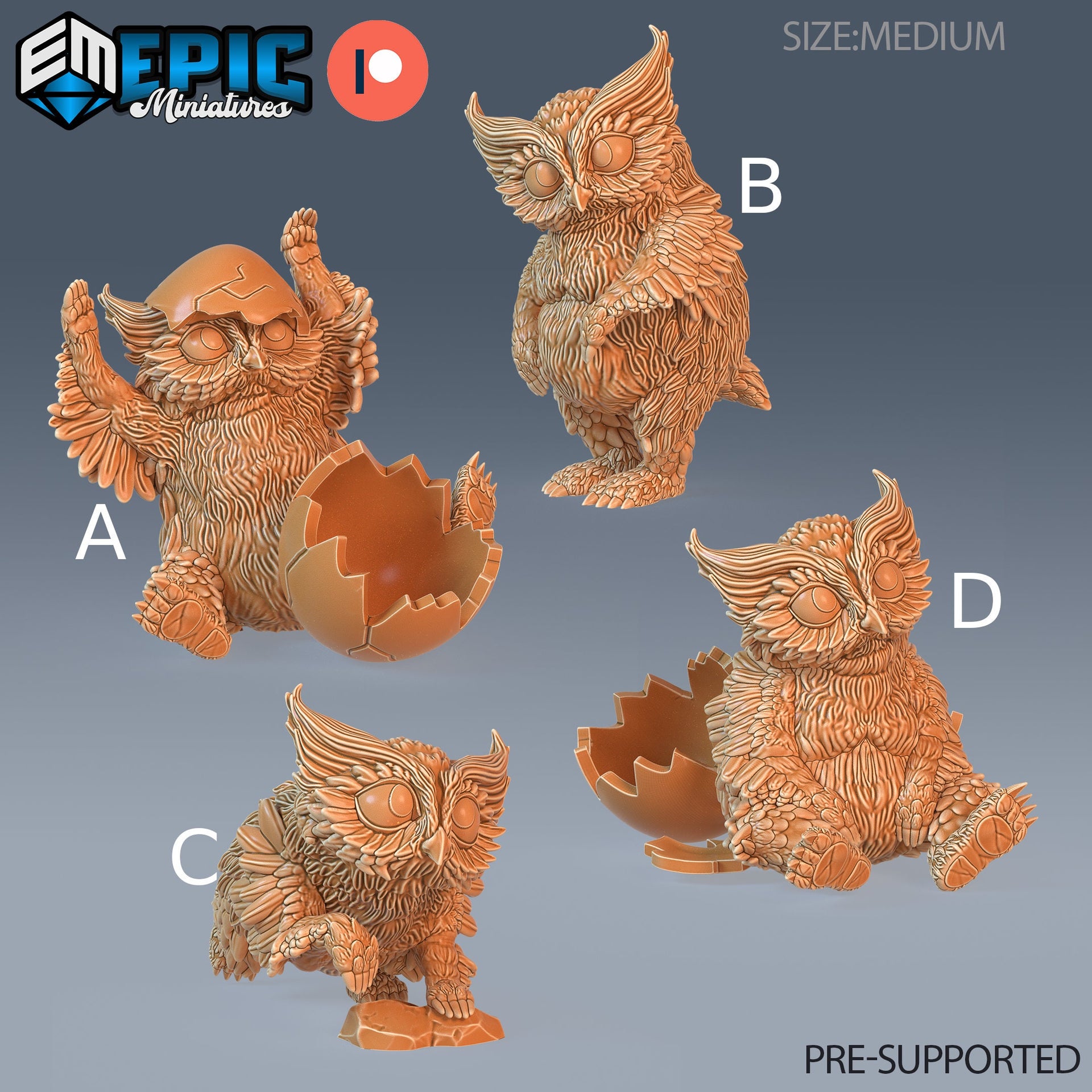 Owlbear Baby - Epic Miniatures 