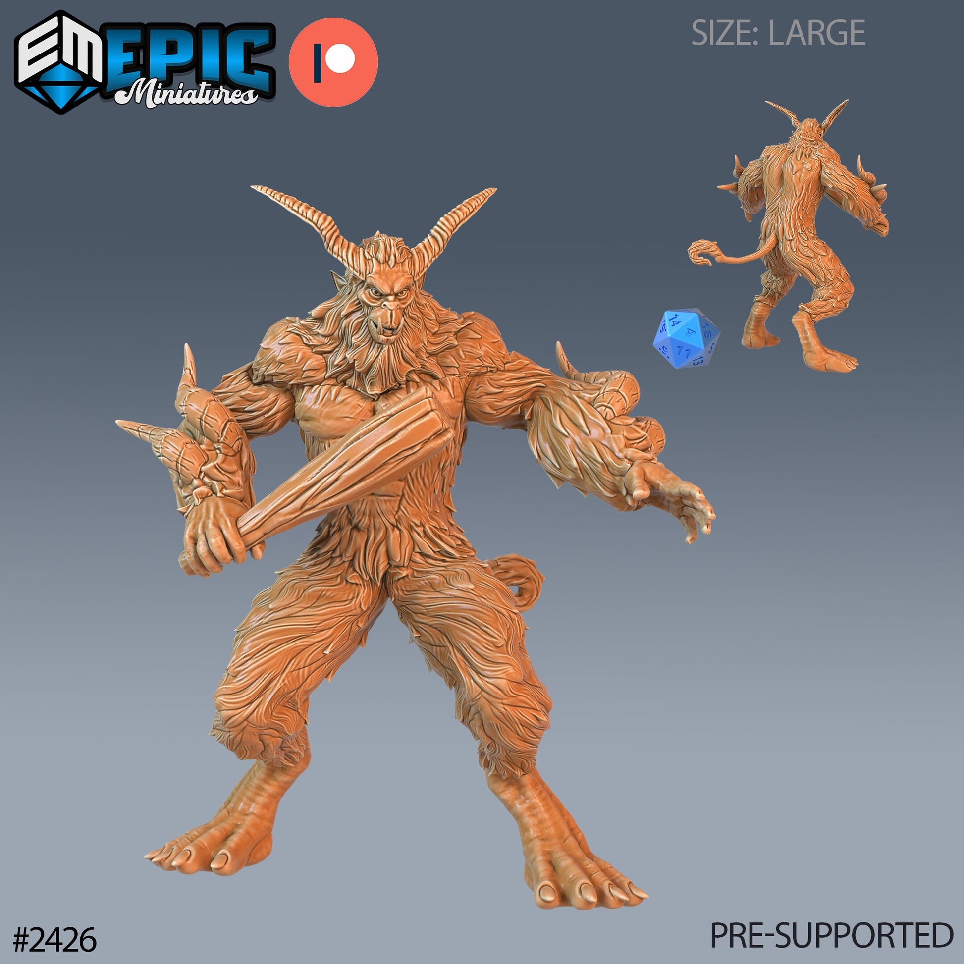 Big Foot Yeti- Epic Miniatures 