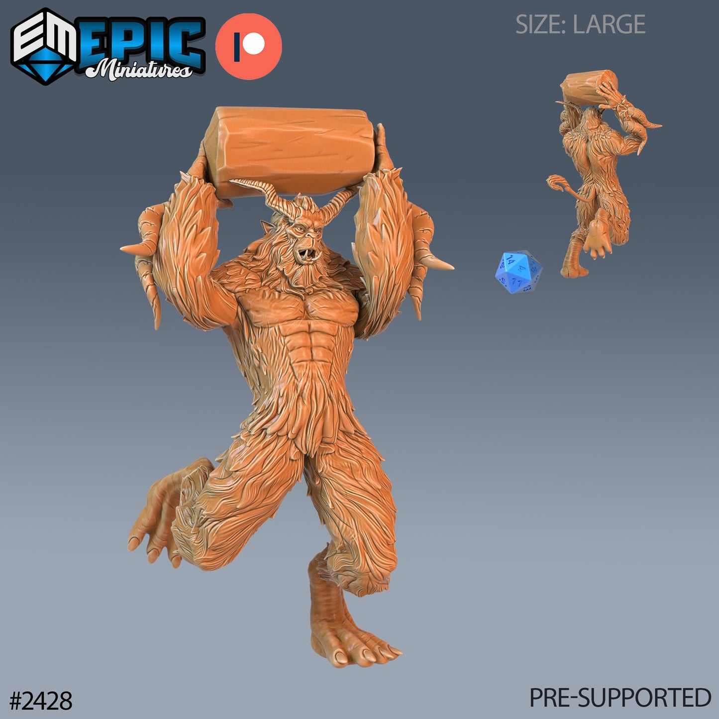 Big Foot Yeti- Epic Miniatures 